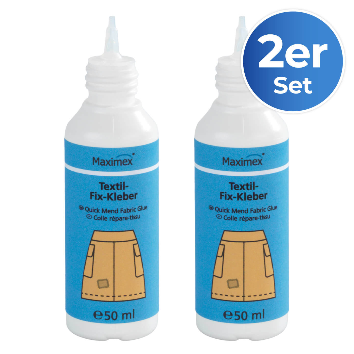 Textil-FIX Kleber, 2 x 50 ml Textil-FIX Kleber, 2 x 50 ml