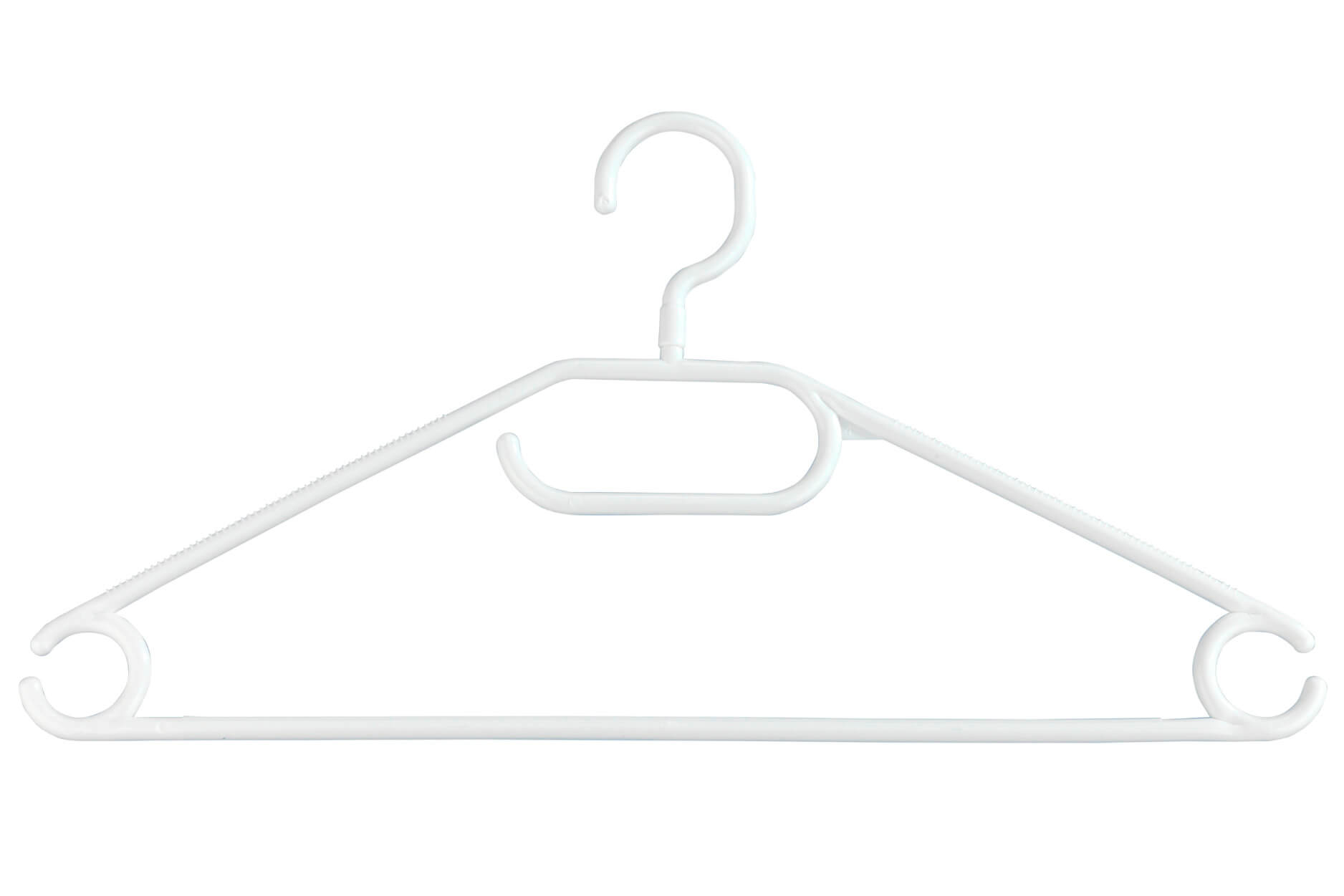 Kleiderbügel Easy weiß, 20er Set