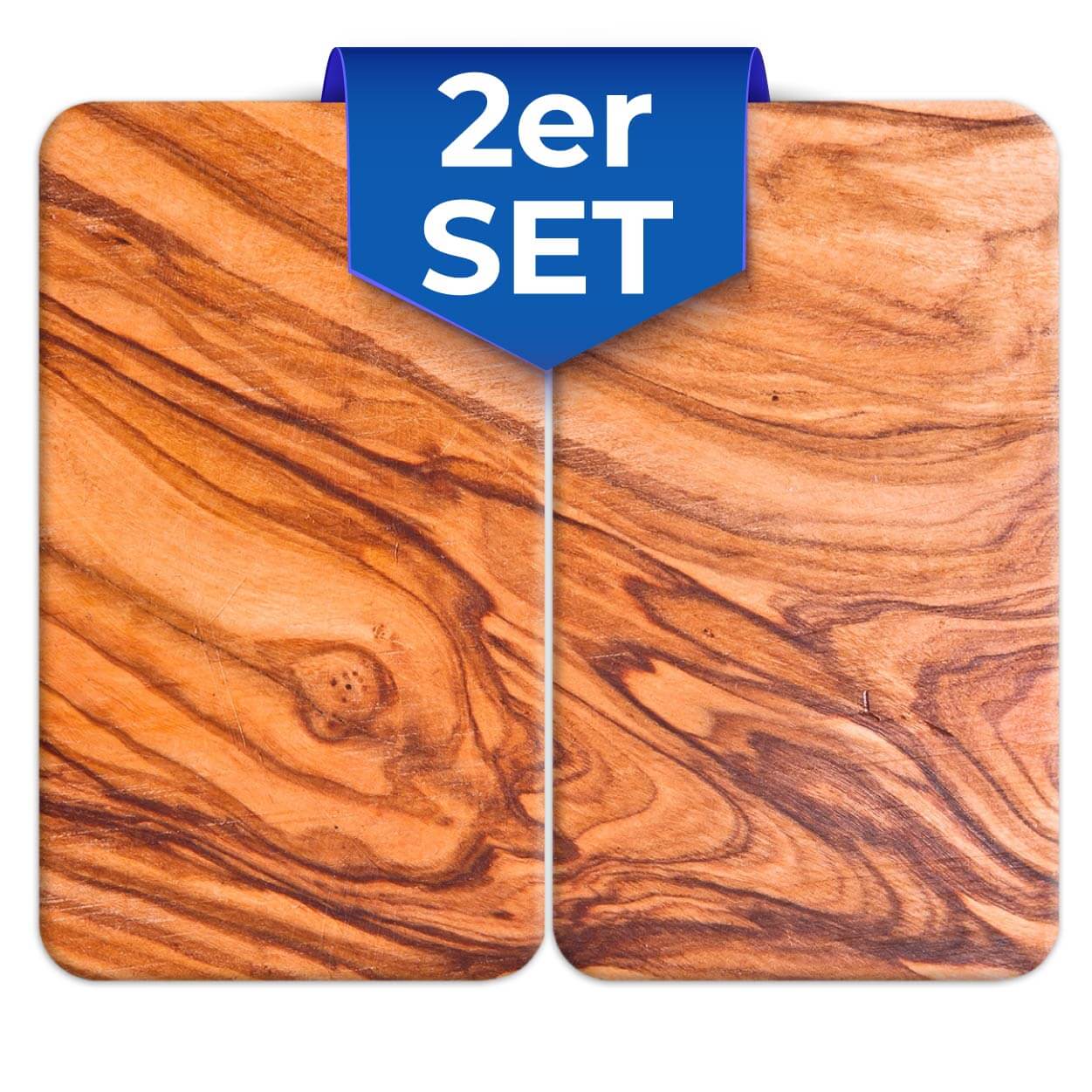 Herdabdeckplatte Universal Chalet 2er Set, für alle Herdarten