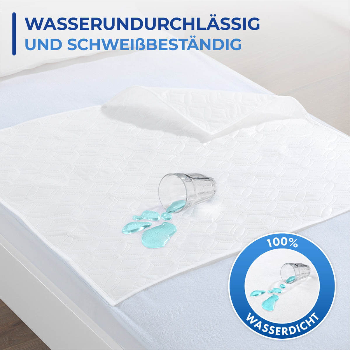 Betteinlage Aqua Stop 2er
