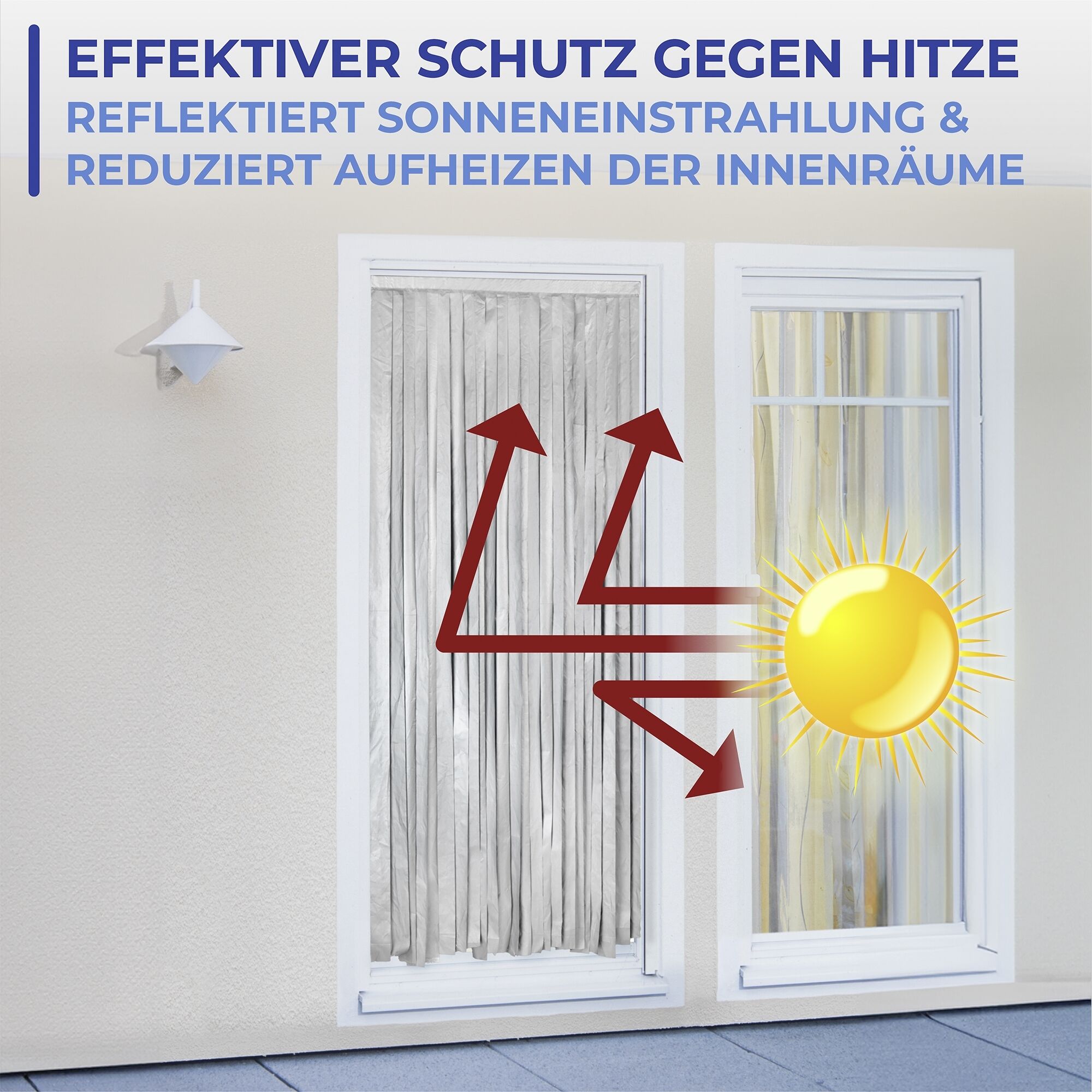 Türvorhang Thermo 2in1