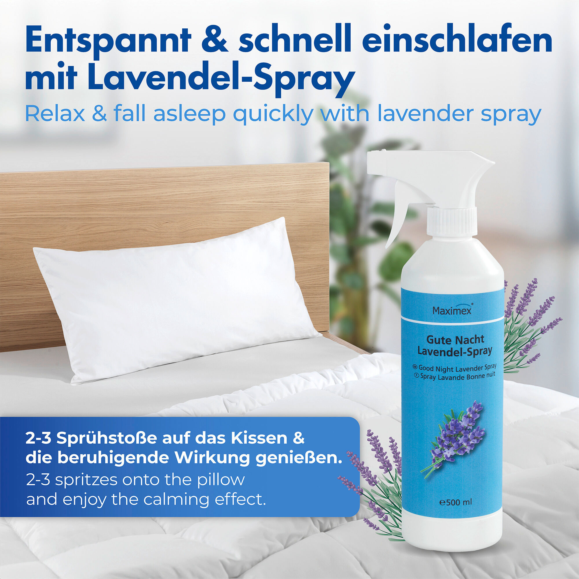 Gute Nacht LAVENDEL-Spray 500ml