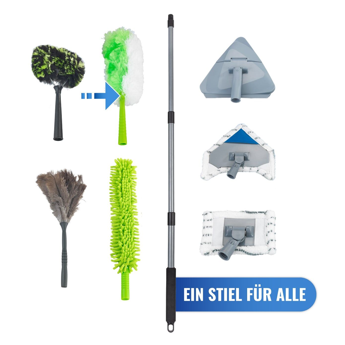 Staubwedel inkl. Teleskopstiel 2in1 Staubwedel inkl. Teleskopstiel 2in1