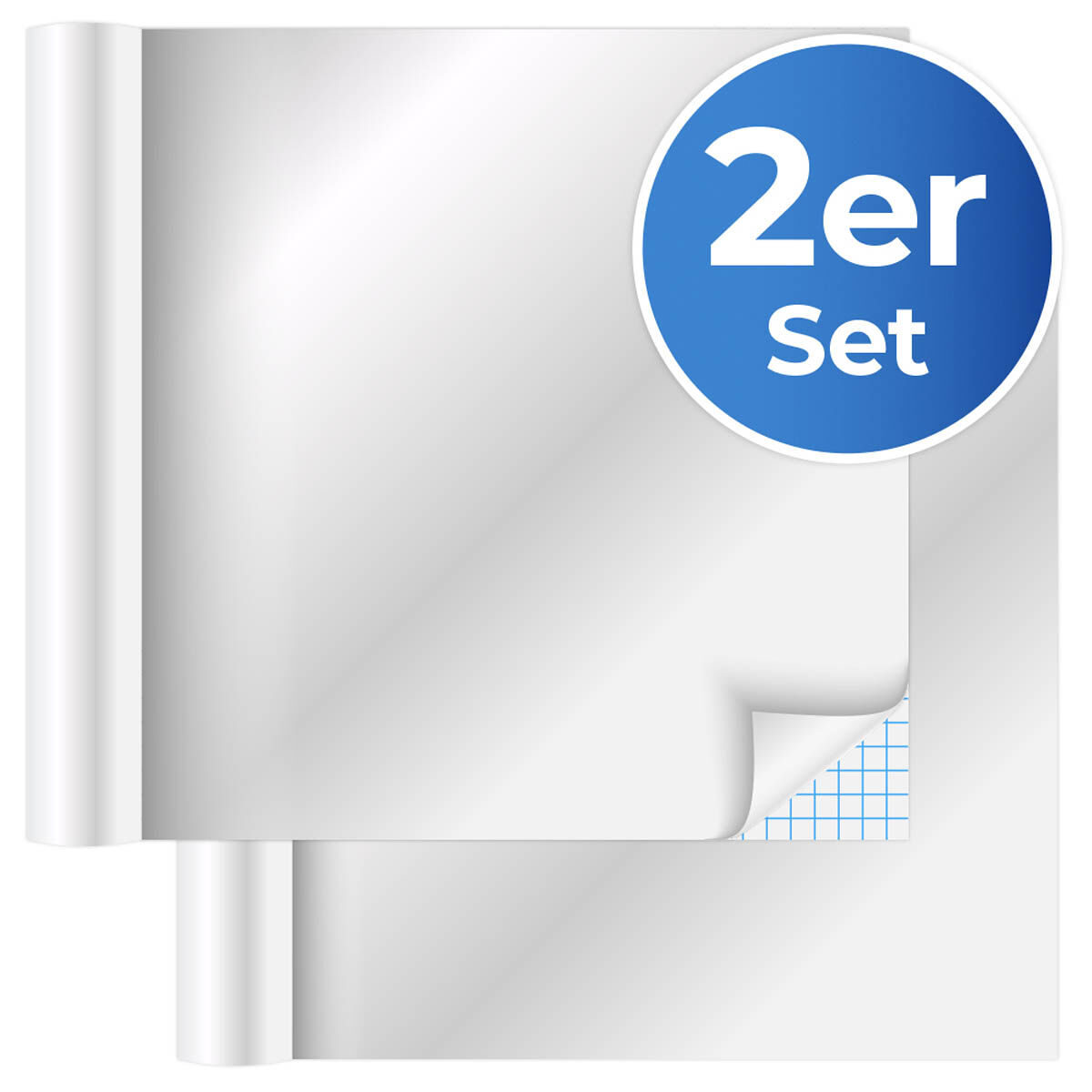 Spiegeleffekt-Folie, 2er Spiegeleffekt-Folie, 2er
