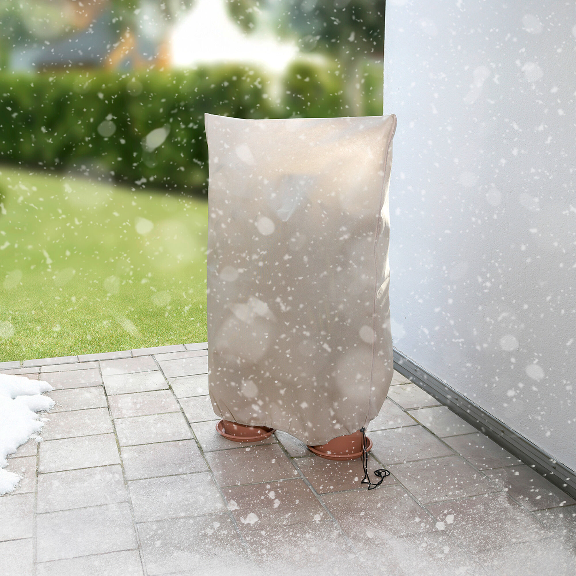 E2V Pflanzen-Schutz beige, 100x120cm 2er