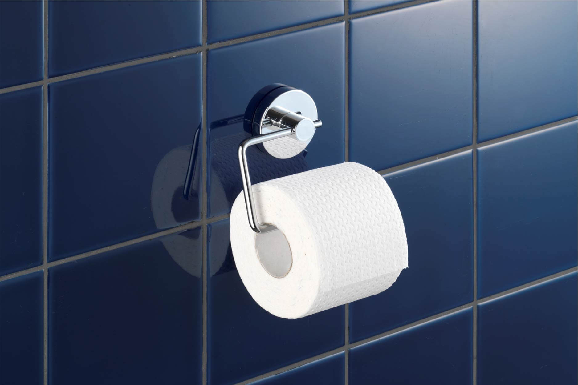 Toilettenpapierhalter Milazzo, Befestigung ohne bohren Toilettenpapierhalter Milazzo, Befestigung ohne bohren