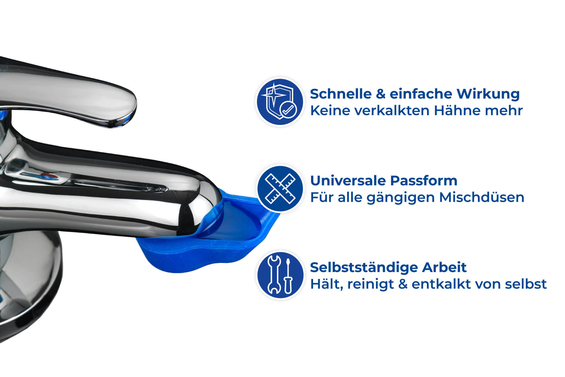 Anti-Kalk Spezial Set für das ganze Badezimmer, 3 teilig Anti-Kalk Spezial Set für das ganze Badezimmer, 3 teilig