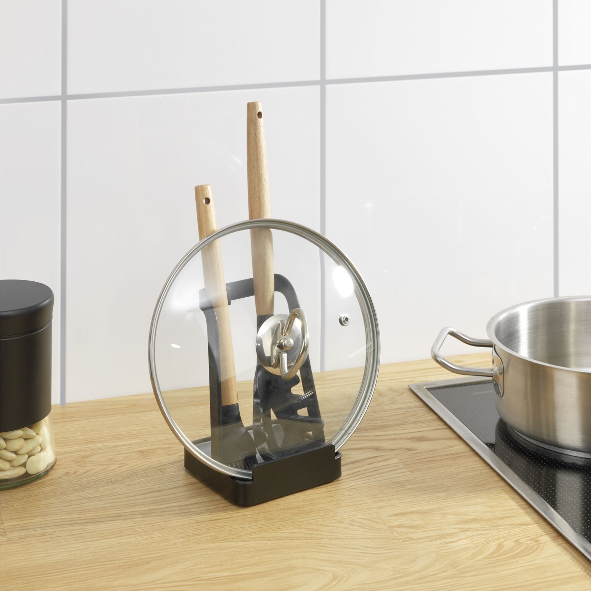 3in1 Kochlöffel & Topfdeckelständer Premium 3in1 Kochlöffel & Topfdeckelständer Premium