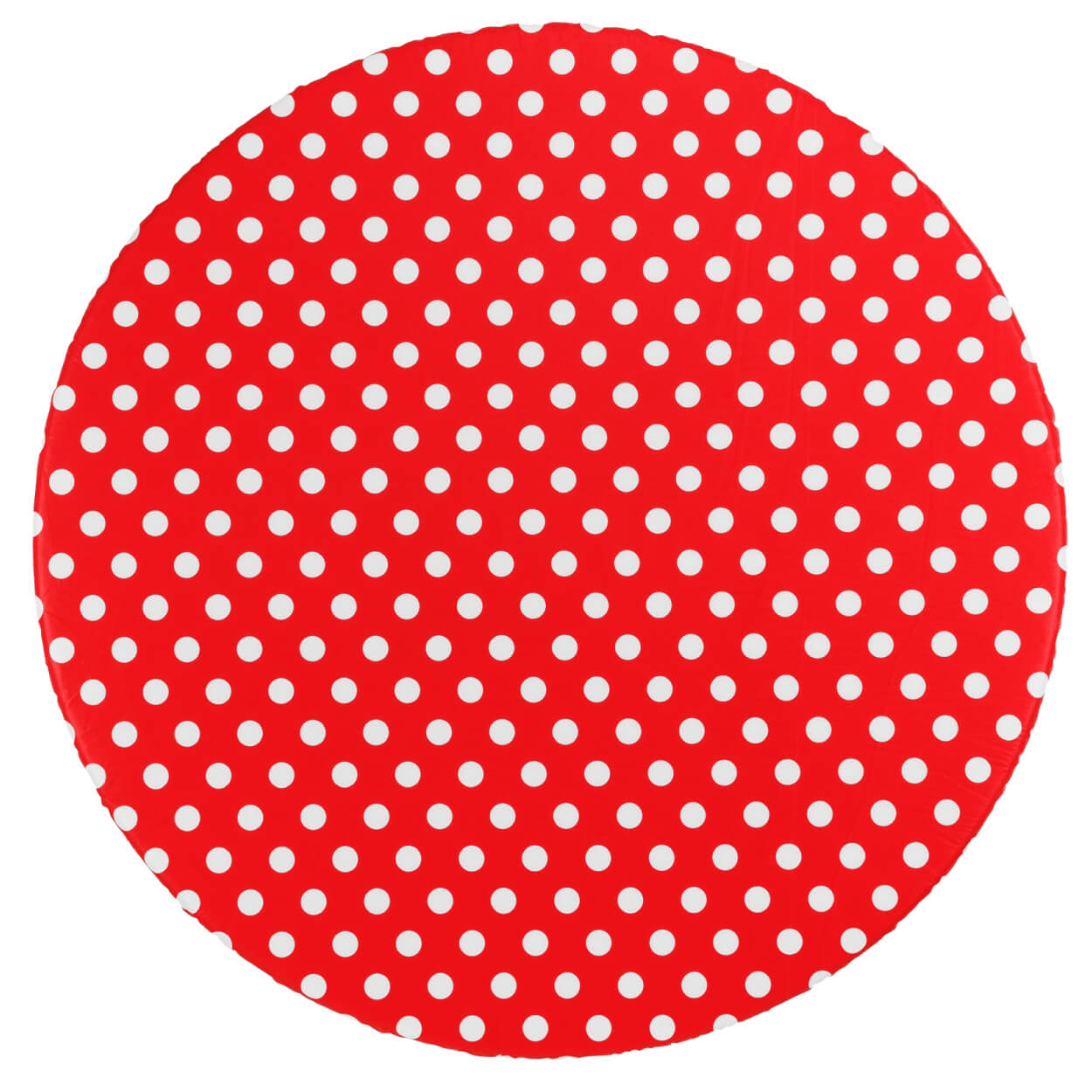 Spann-Tischdecke Rot, gepunktet Spann-Tischdecke Rot, gepunktet