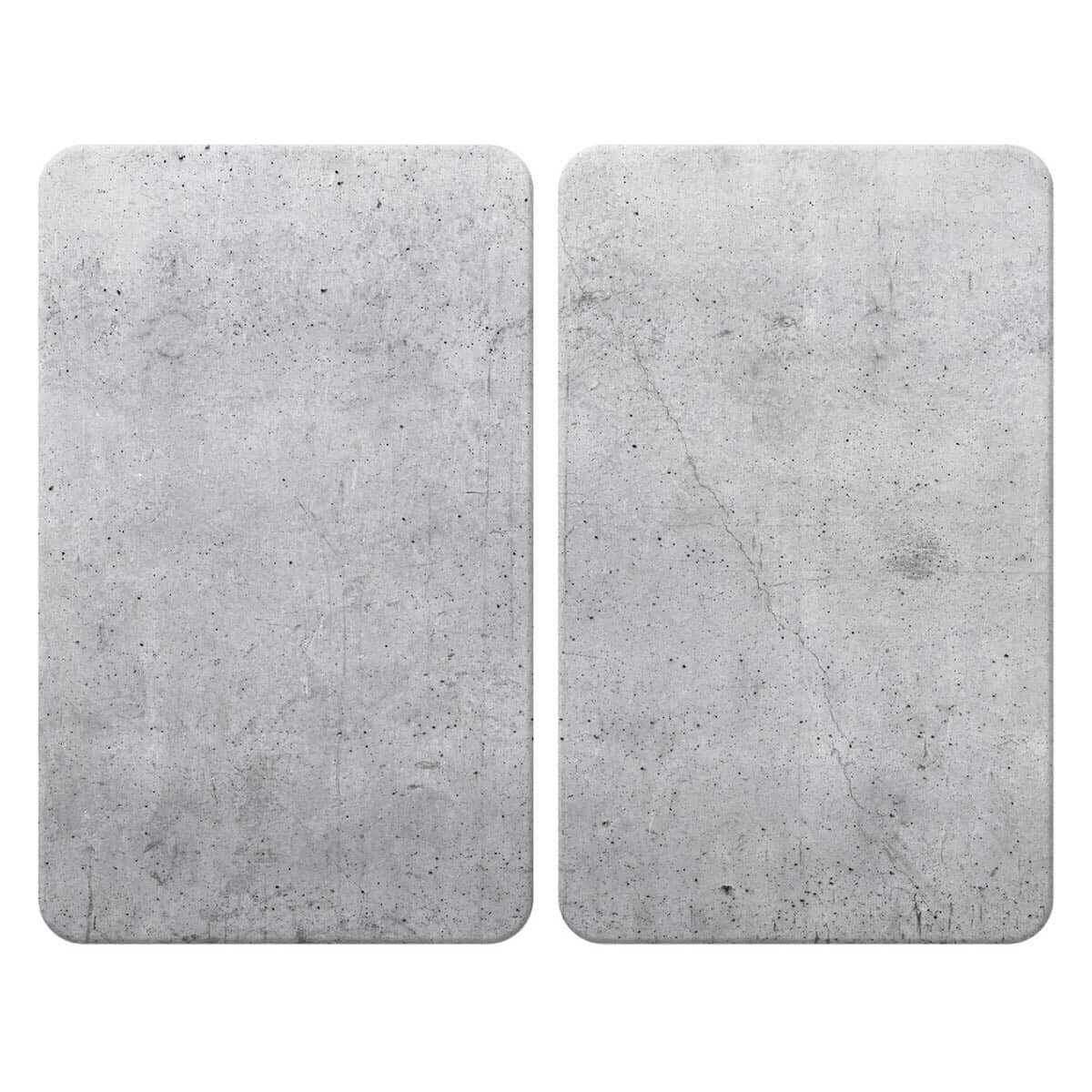 Herdabdeckplatten Universal Beton 2er Set, für alle Herdarten Herdabdeckplatten Universal Beton 2er Set, für alle Herdarten