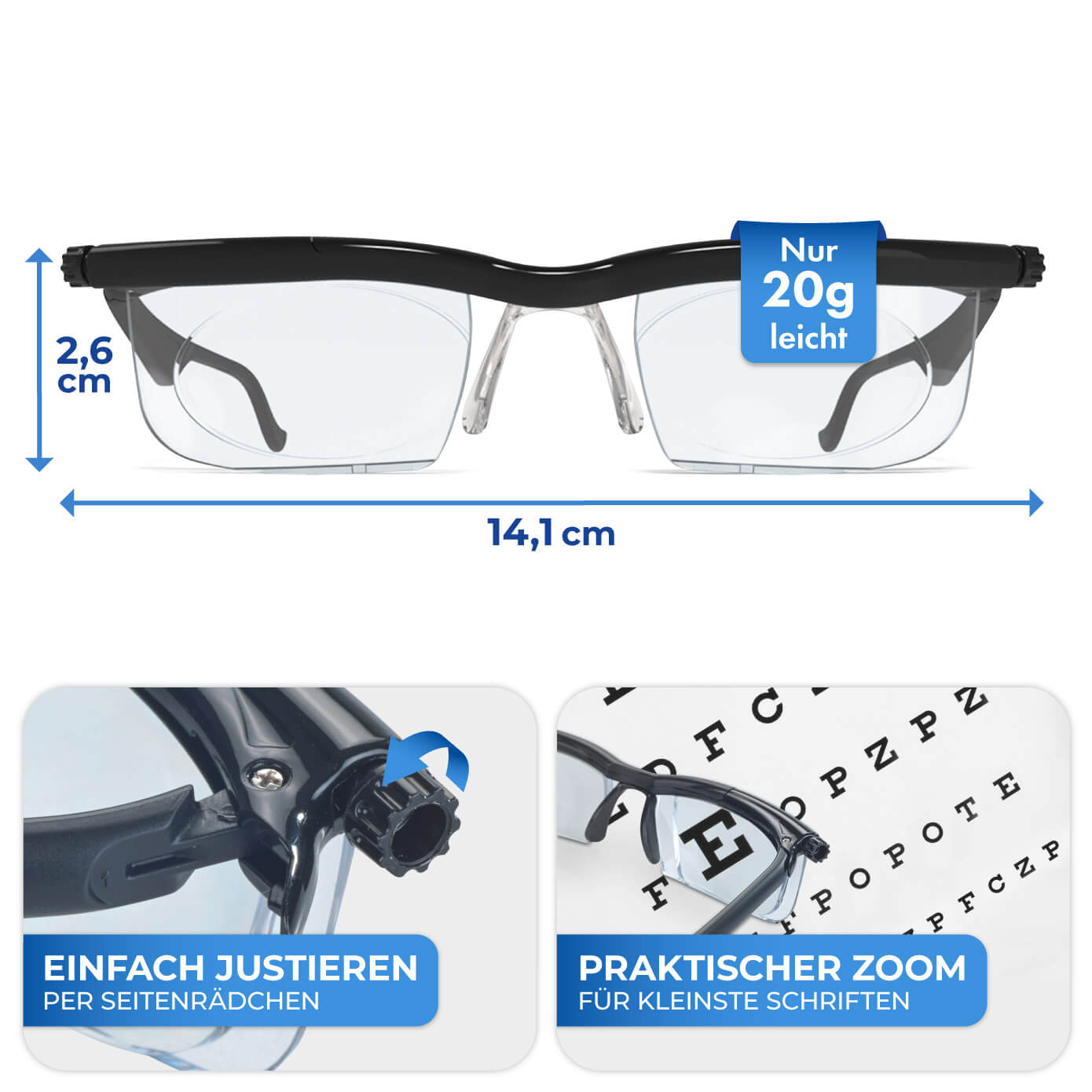 SEEPLUS Zoom Lesebrille