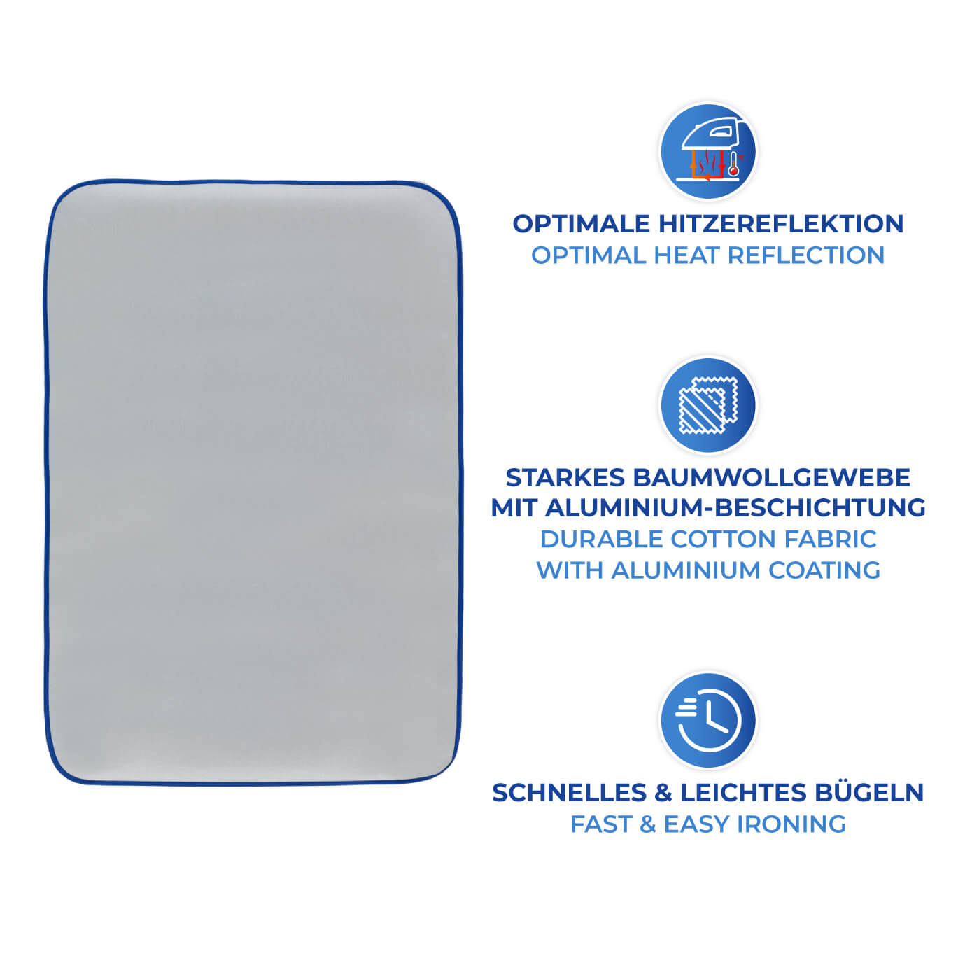 Bügeldecke Thermo, 100 x 65 cm Bügeldecke Thermo, 100 x 65 cm