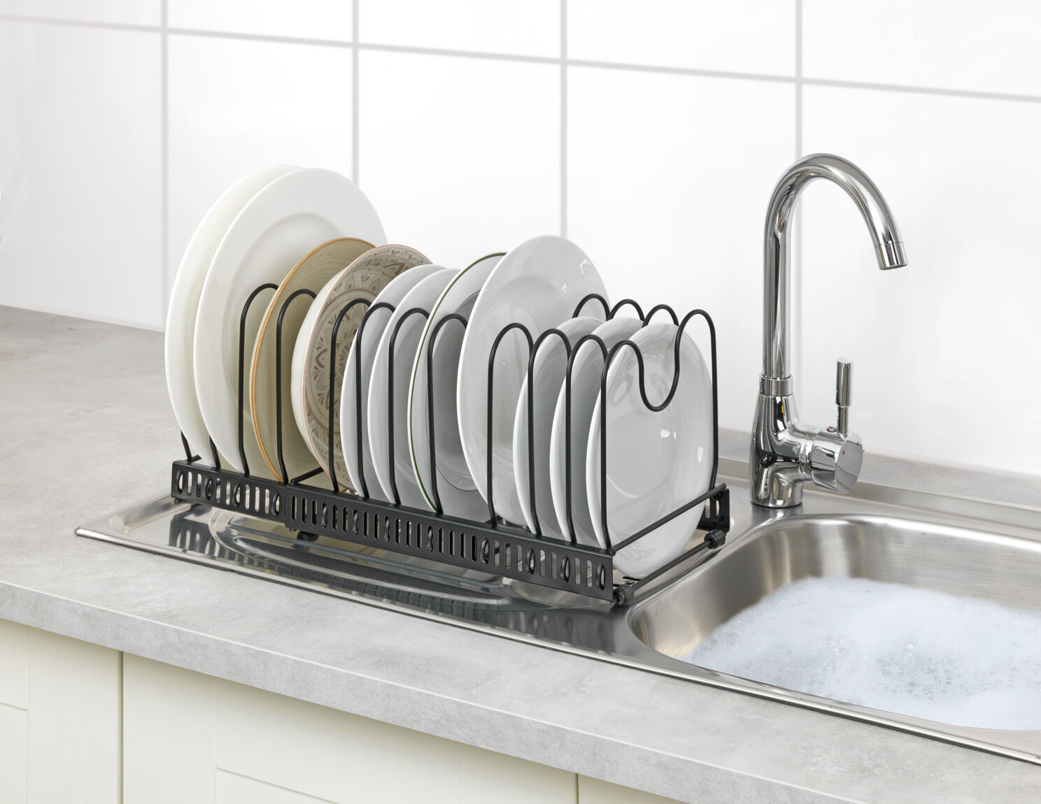 Deckel- und Pfannenhalter ausziehbar 2in1