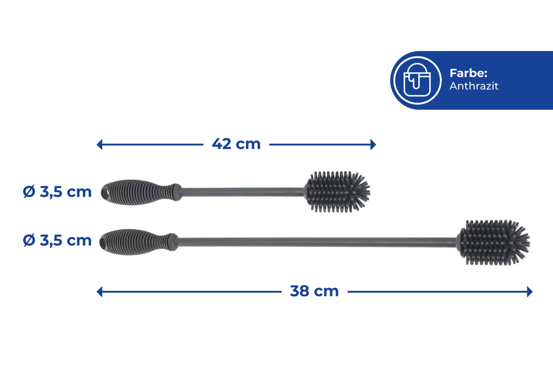 Silikon Spülbürsten Set 2-teilig