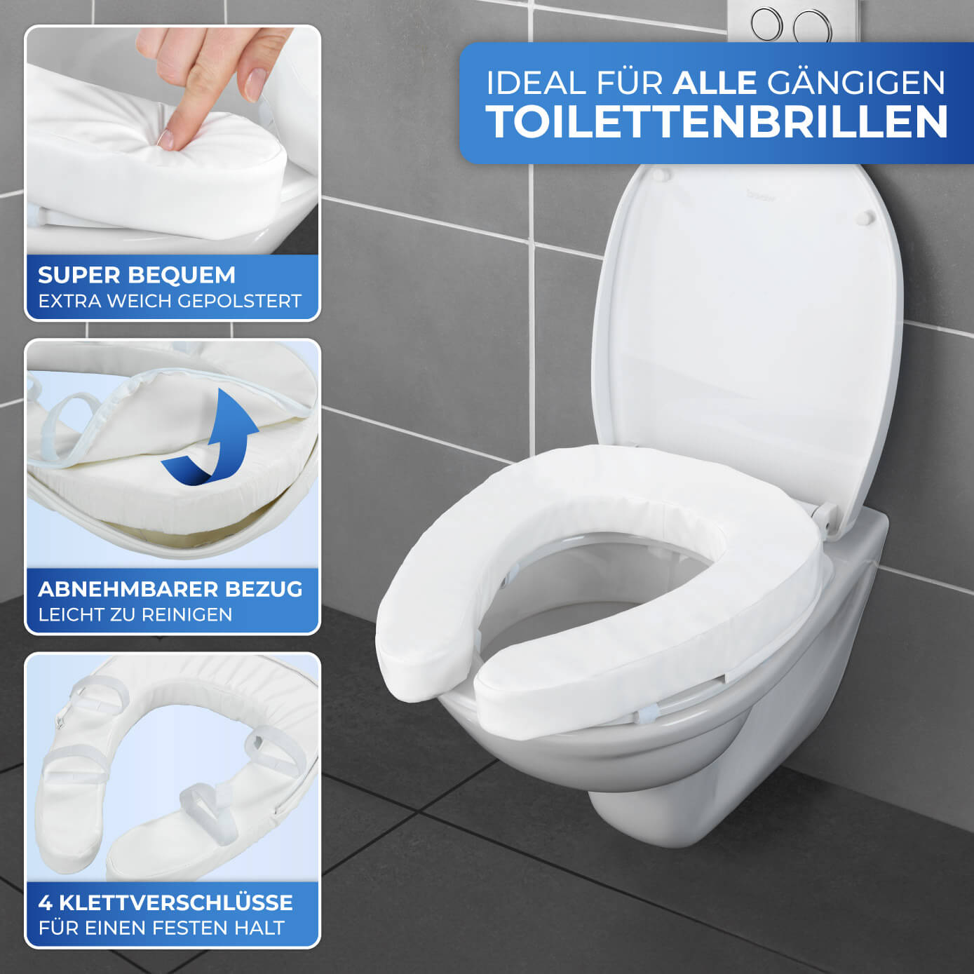 Komfort WC-Sitzerhöhung 2 in 1 Komfort WC-Sitzerhöhung 2 in 1