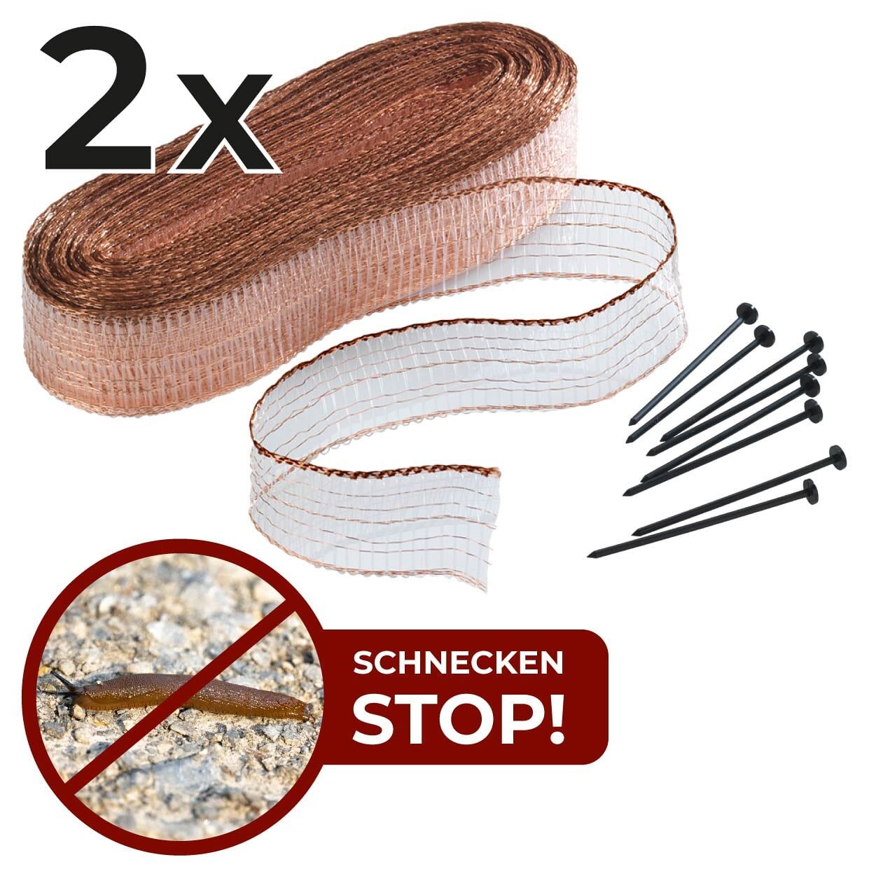 (20) Schnecken-Stop 8m, 2er