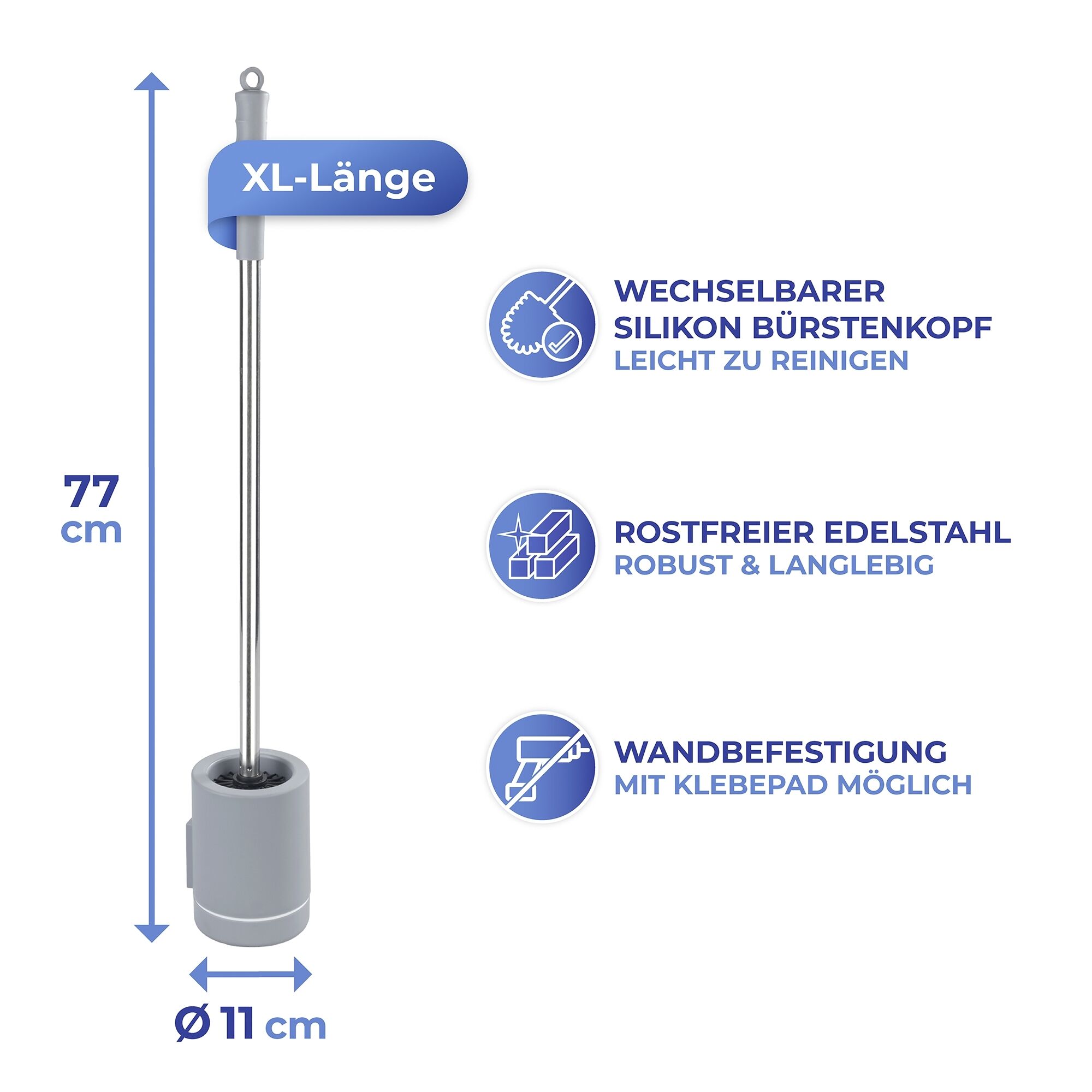 WC-Hygiene Bürste extra lang