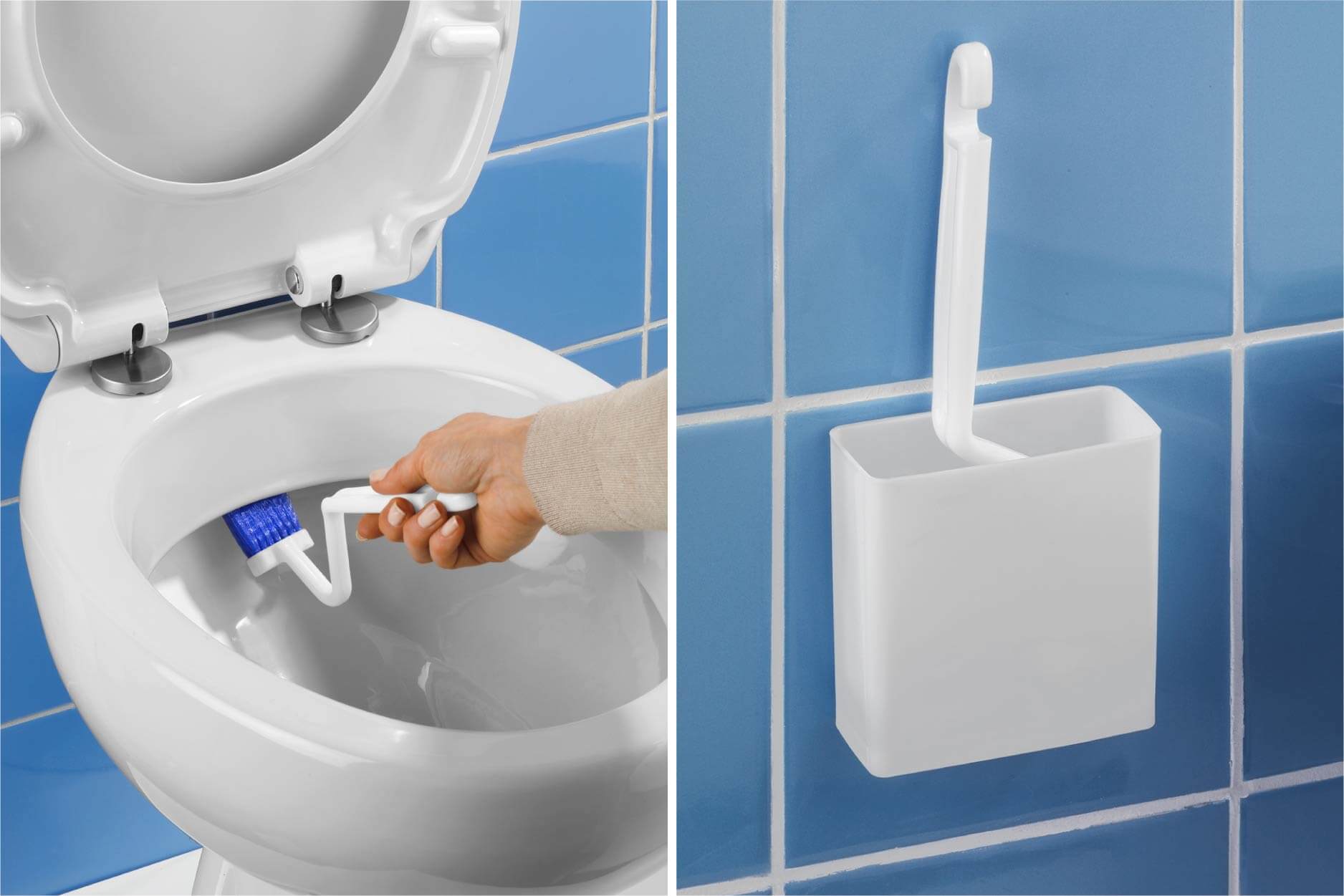 WC-Randreiniger mit Box WC-Randreiniger mit Box