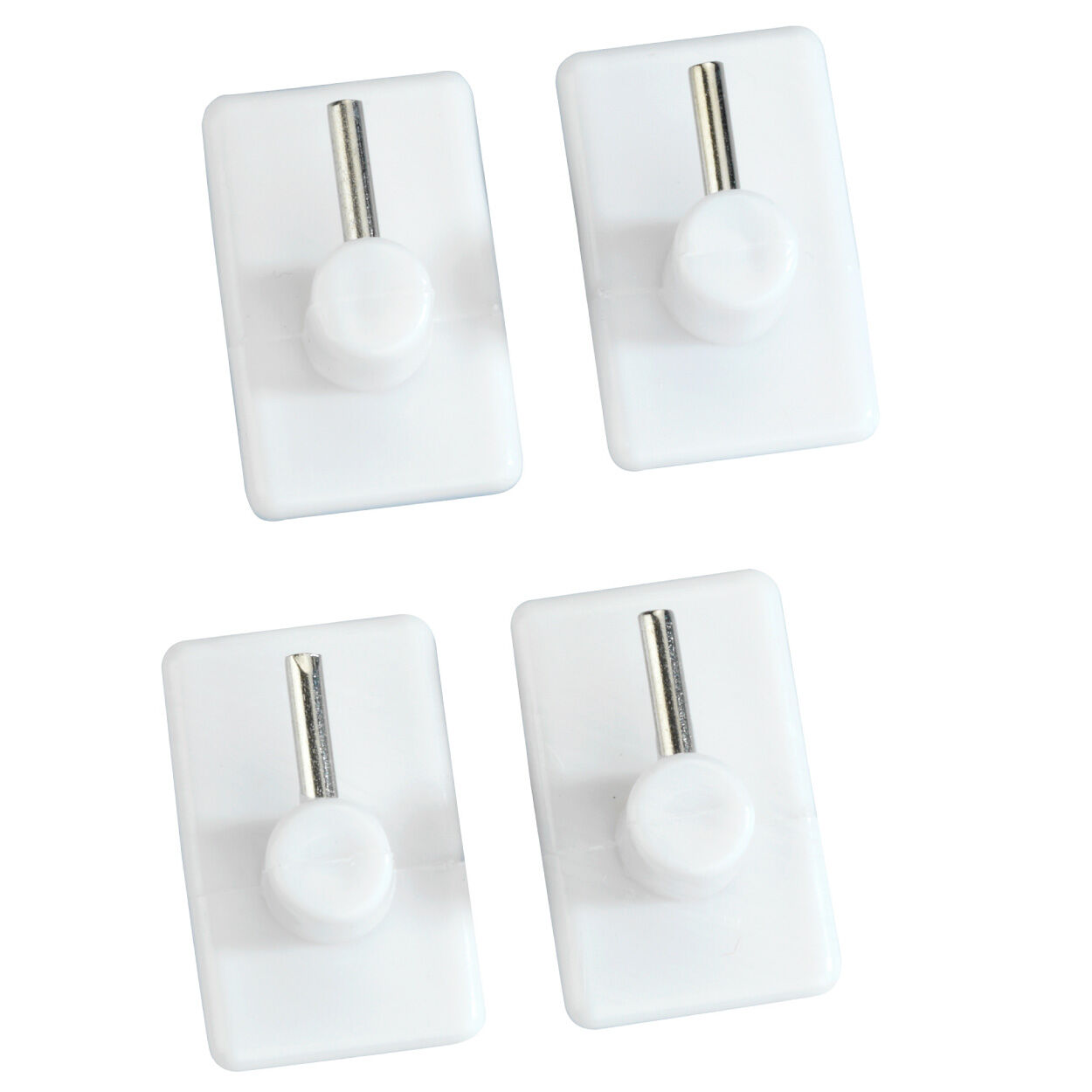 Gardinenhaken Weiß, 4er Set