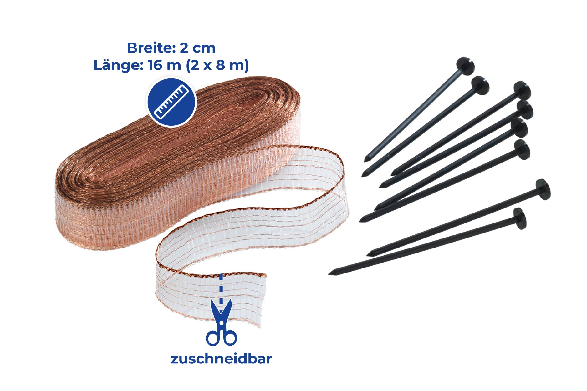 (20) Schnecken-Stop 8m, 2er