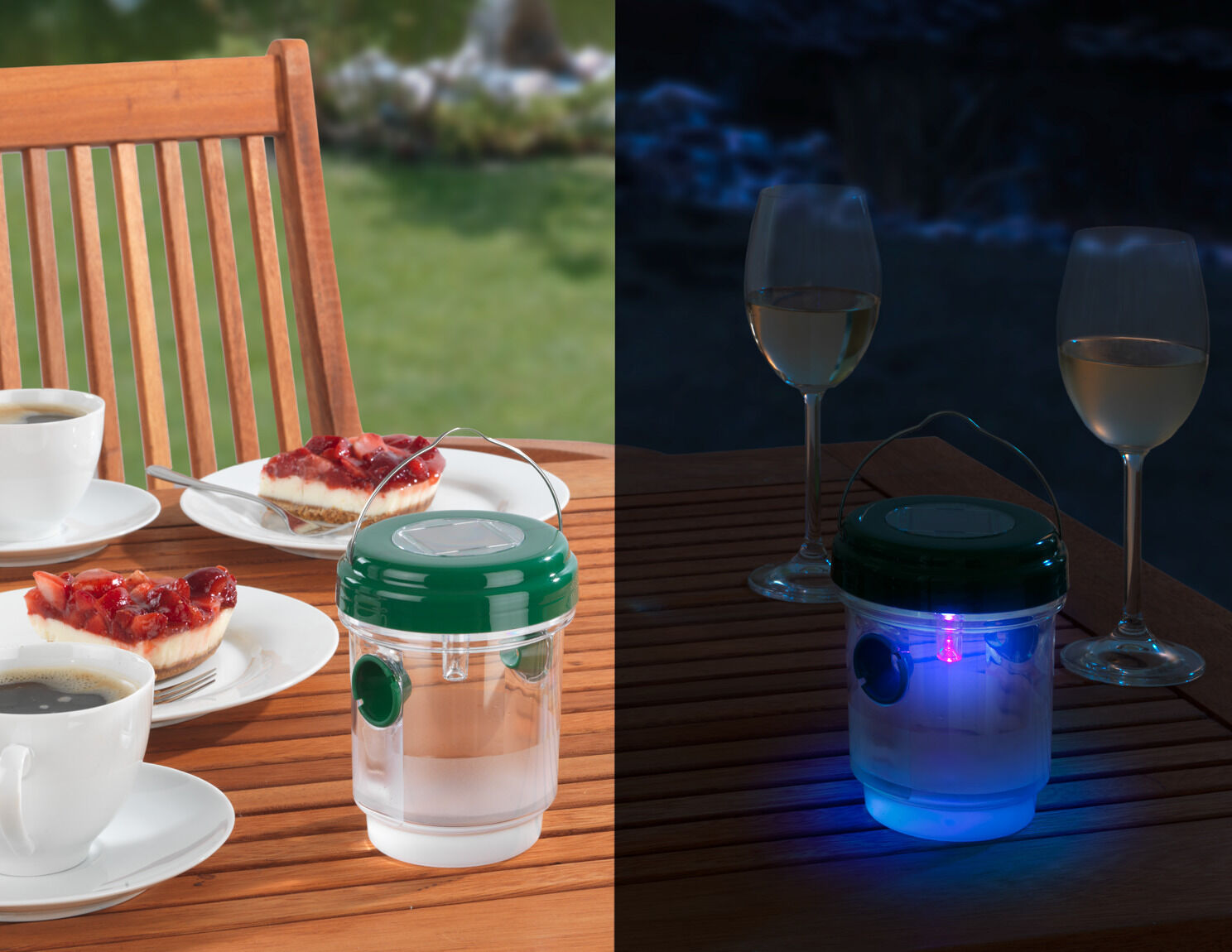 LED Solar-Insektenfalle 2er Set