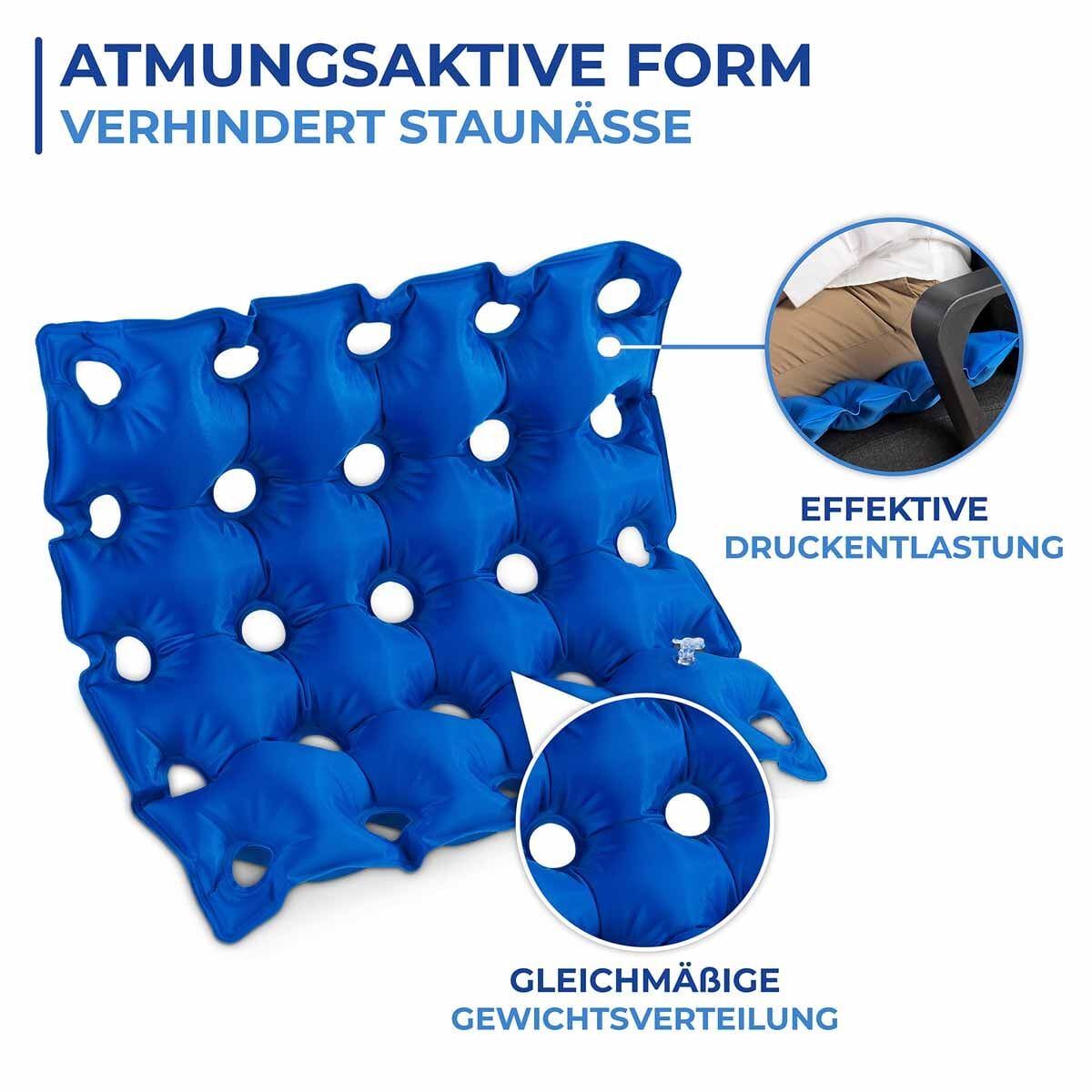 Luftpolster-Sitzkissen inkl. Pumpe Luftpolster-Sitzkissen inkl. Pumpe