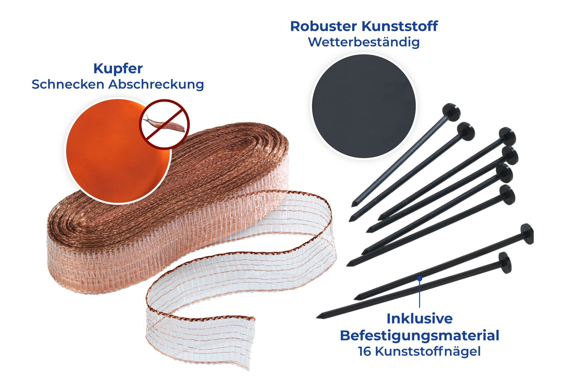 (20) Schnecken-Stop 8m, 2er