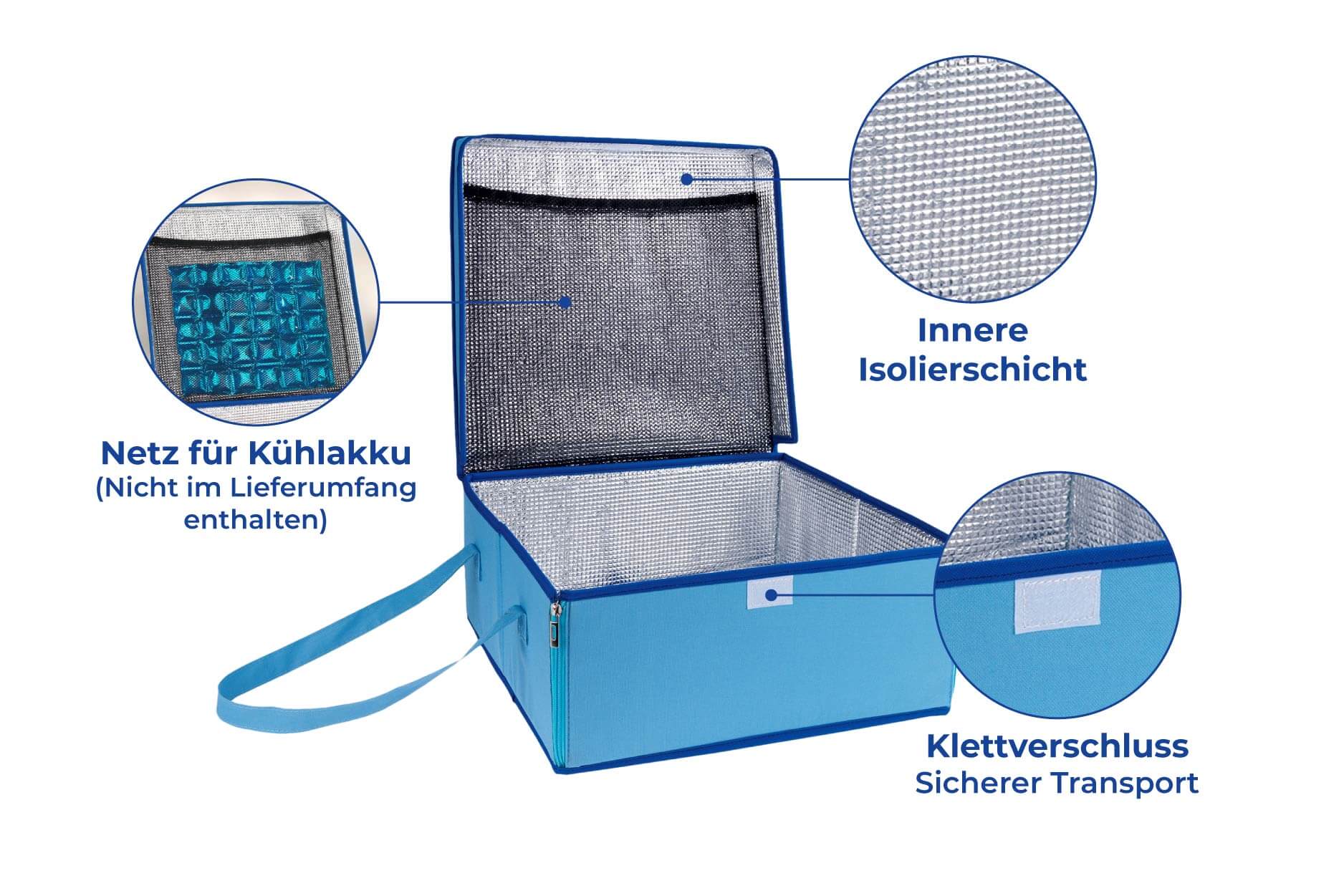 Transport-Kühltasche für Kuchen Transport-Kühltasche für Kuchen
