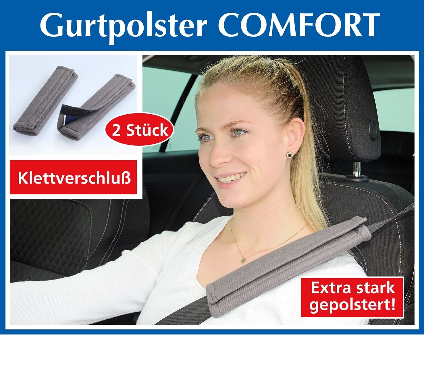 Gurtpolster Comfort, 2er Set
