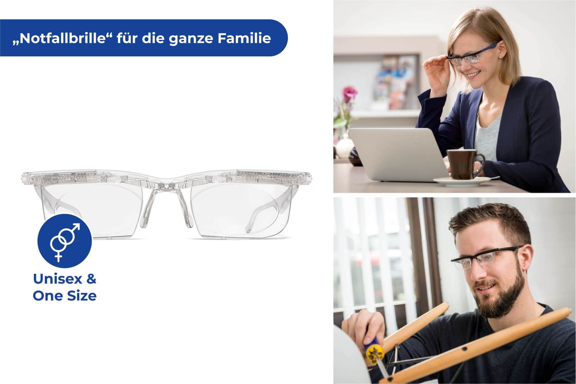 Seeplus Korrekturbrille kristall Seeplus Korrekturbrille kristall