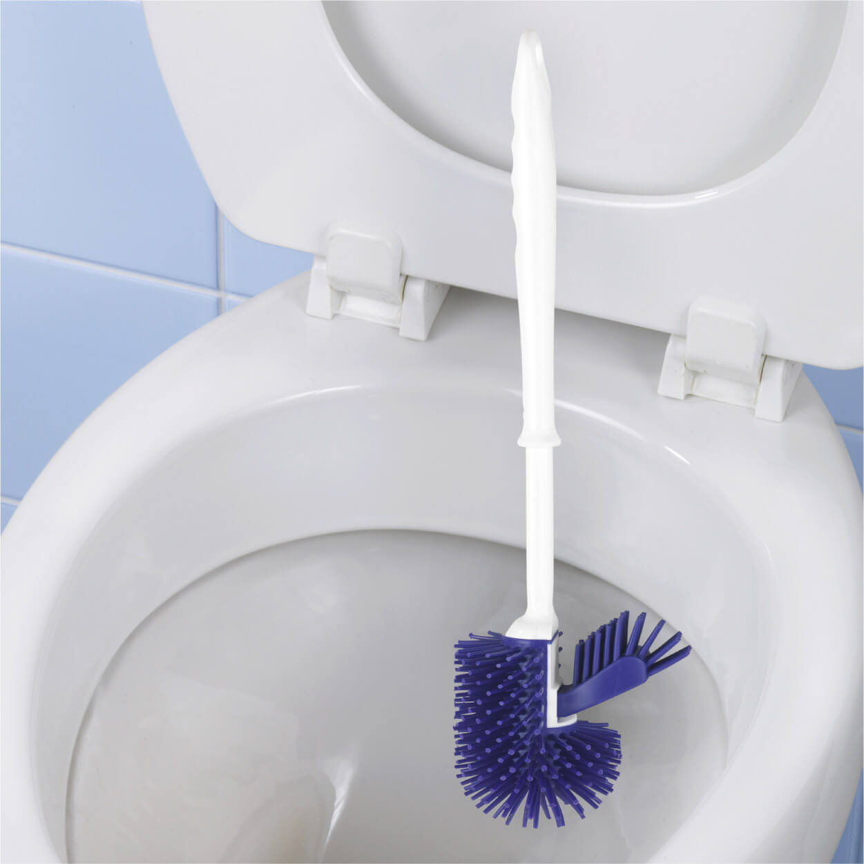 Hygiene WC-Bürstengarnitur Kunststoff, Farbe Lila