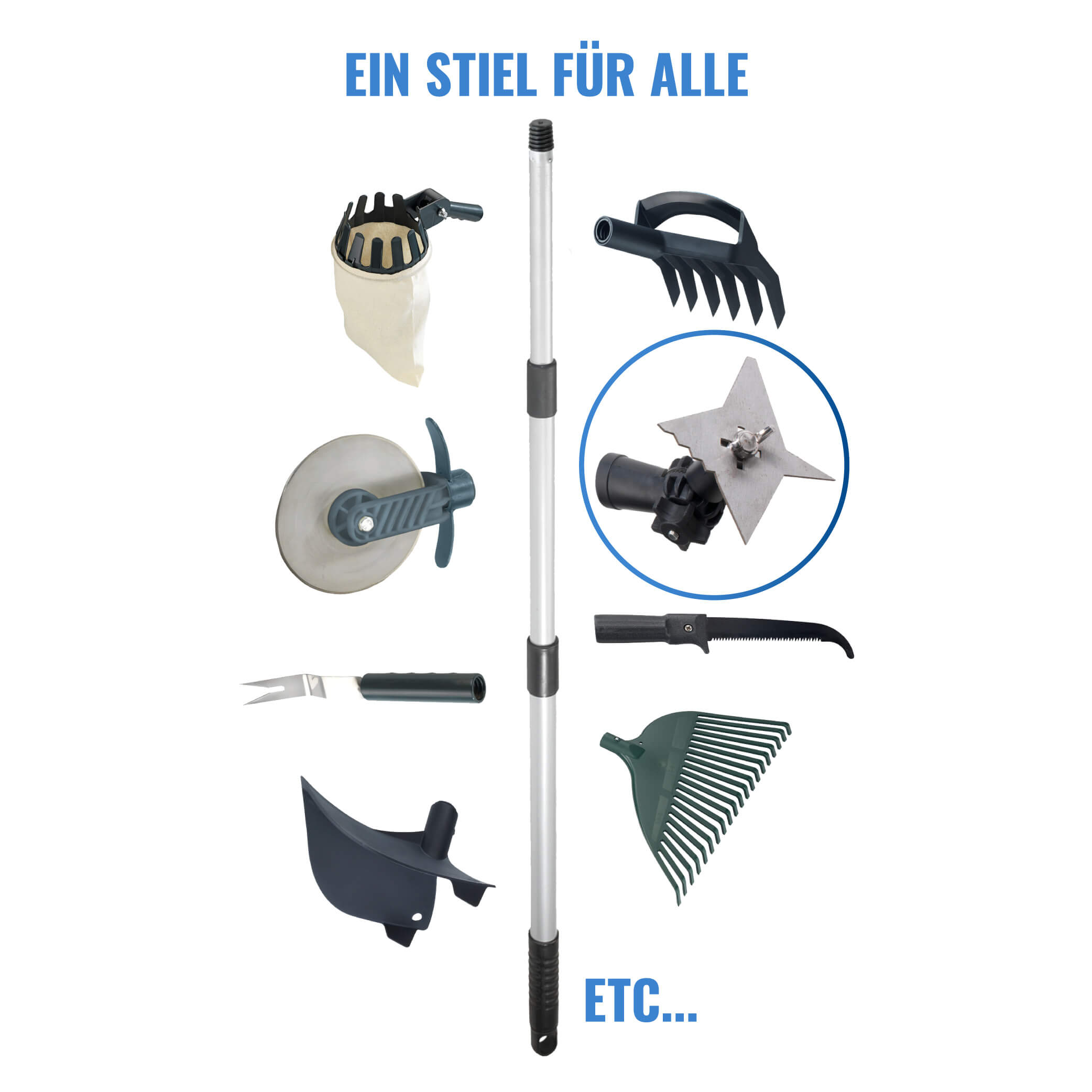 4-ZACK Fugenkratzer mit Teleskopstiel 4-ZACK Fugenkratzer mit Teleskopstiel