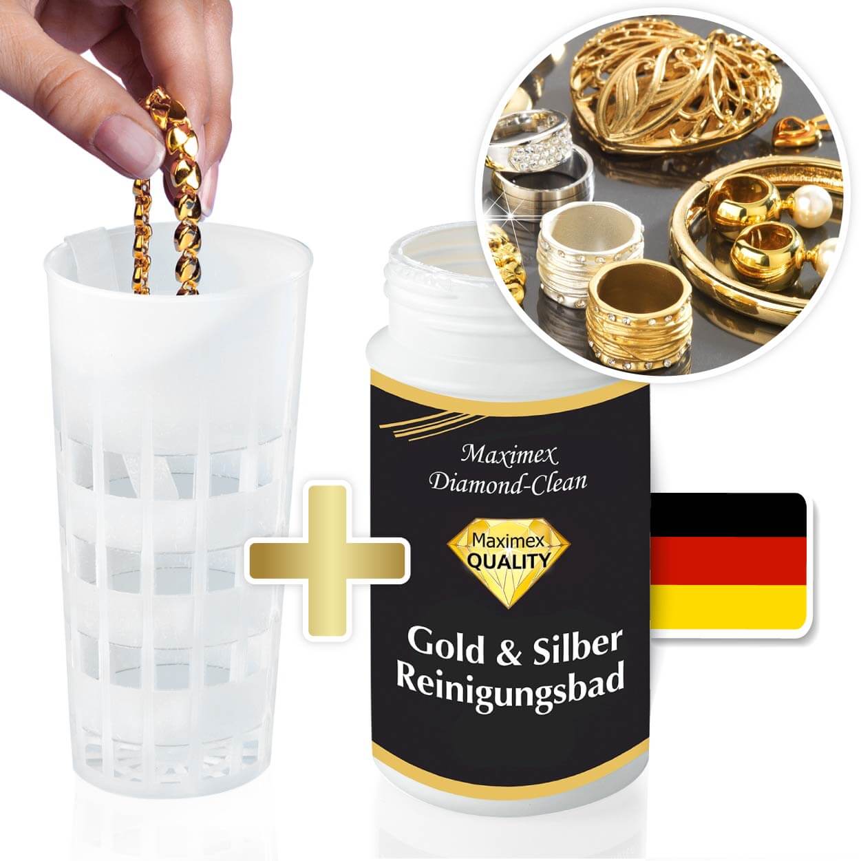 DiamondClean Gold&Silber Reinig.bad375ml DiamondClean Gold&Silber Reinig.bad375ml