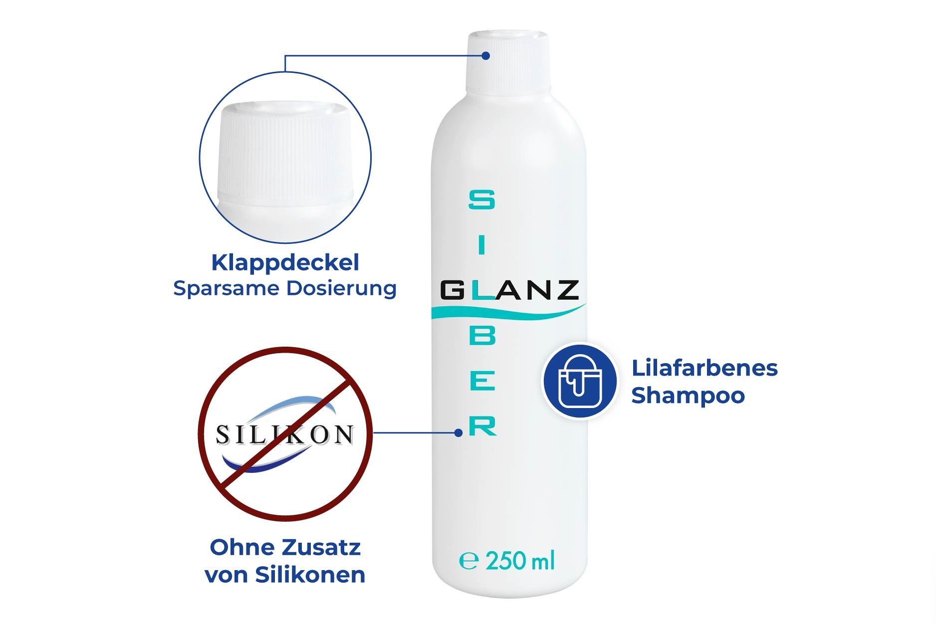 Silber-Glanz Shampoo, 250 ml