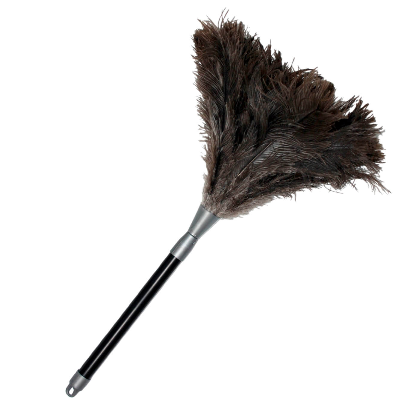 Staubwedel mit Teleskopstiel ausziehbar, schwarz
