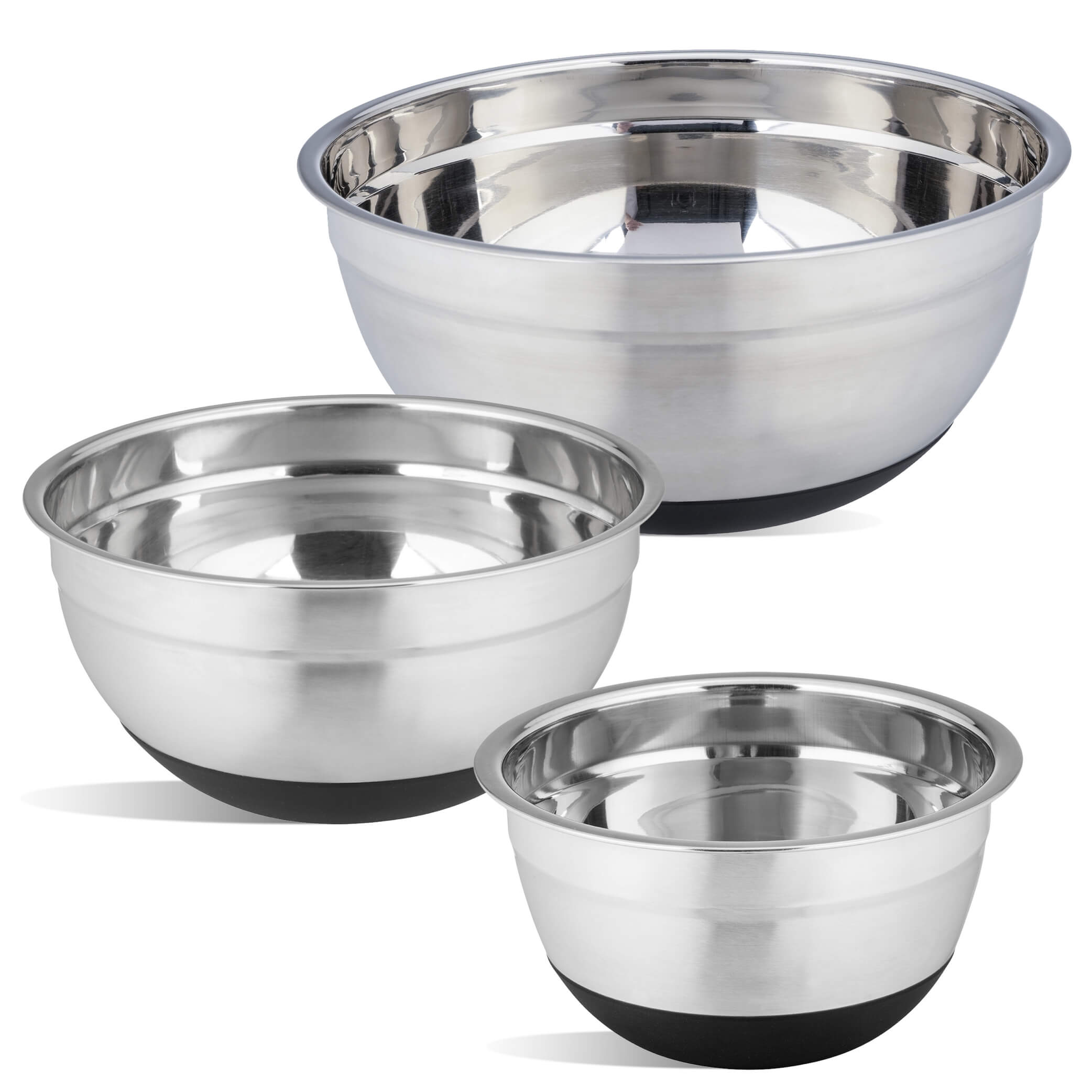 Schüssel mit Anti-Rutsch-Boden, 3 teiliges Set Schüssel mit Anti-Rutsch-Boden, 3 teiliges Set