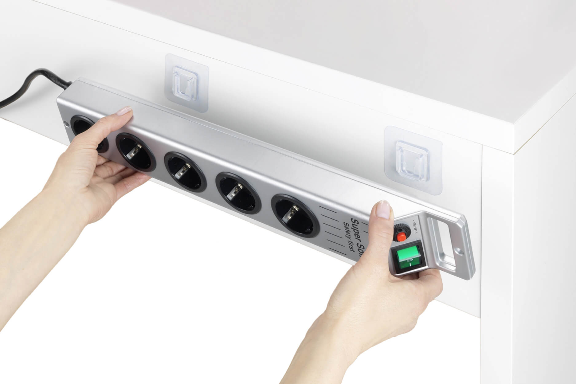 Doppelseitige Klebehaken DUO, 5 Paar Doppelseitige Klebehaken DUO, 5 Paar