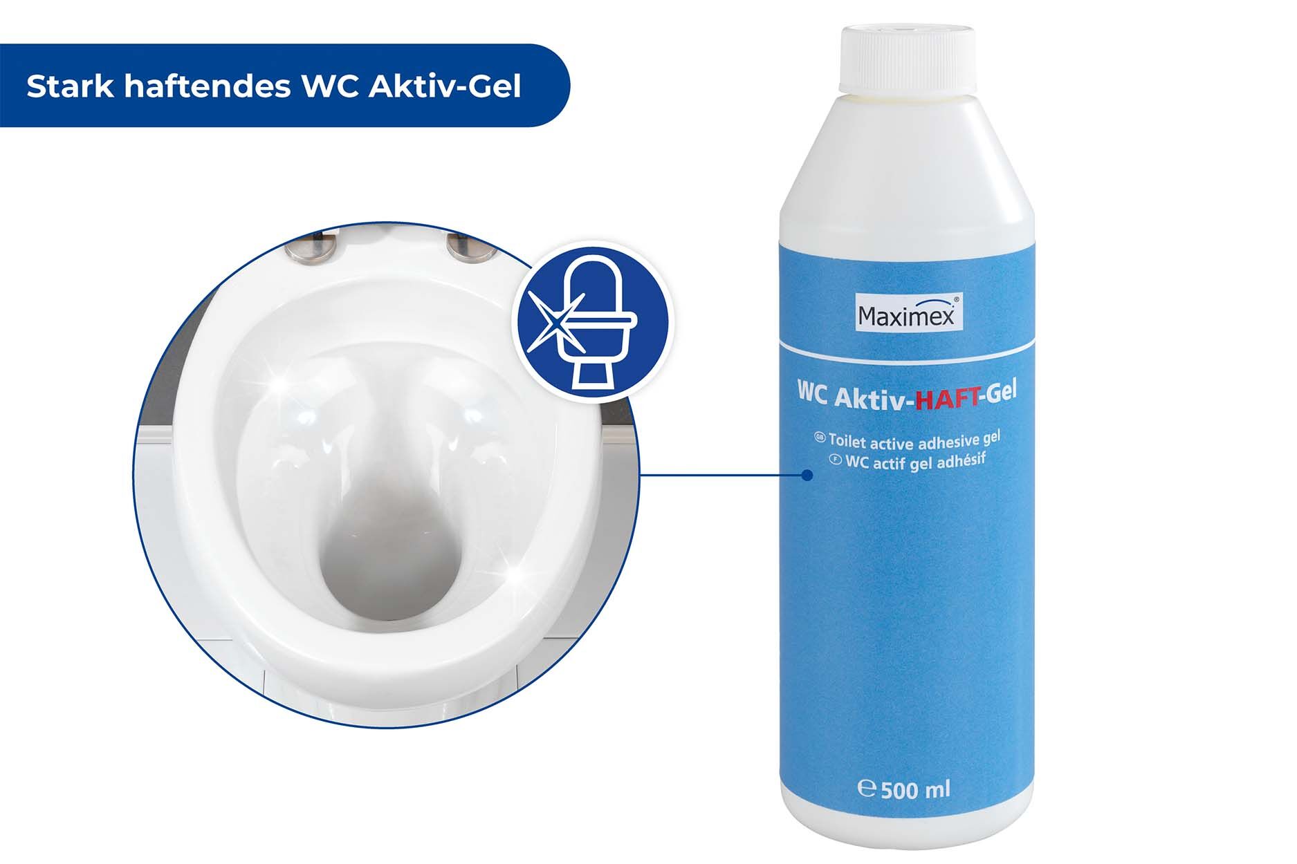 WC Aktiv-Haftgel, 500 ml