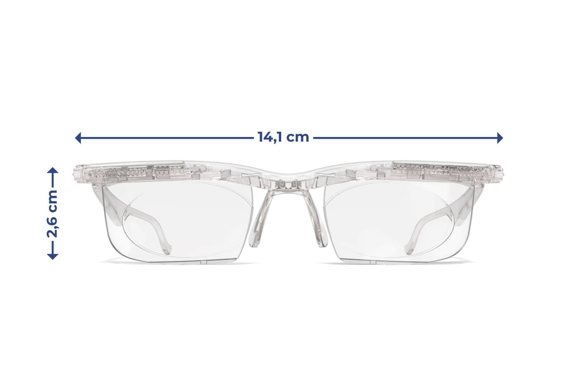 Adlens-Brille Adjust kristall