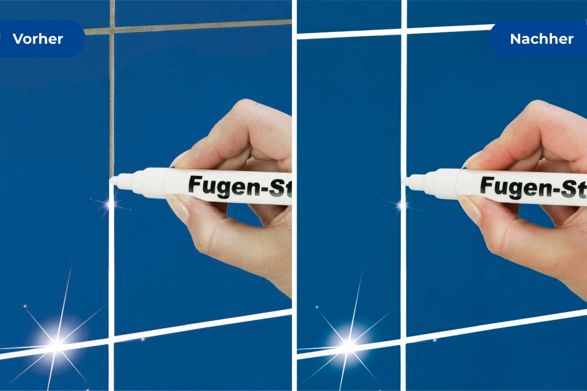 Fugenstift weiß, 2er Set, 2x 6 ml Fugenstift weiß, 2er Set, 2x 6 ml