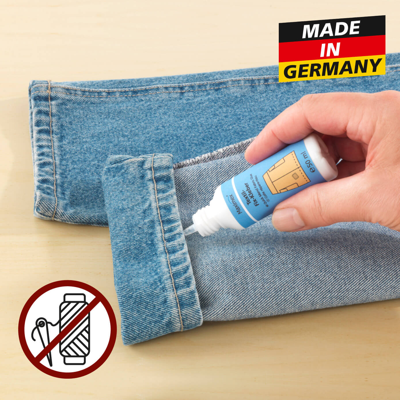 Textil-Fix Textilkleber waschmaschinenfest, 50 ml Textil-Fix Textilkleber waschmaschinenfest, 50 ml
