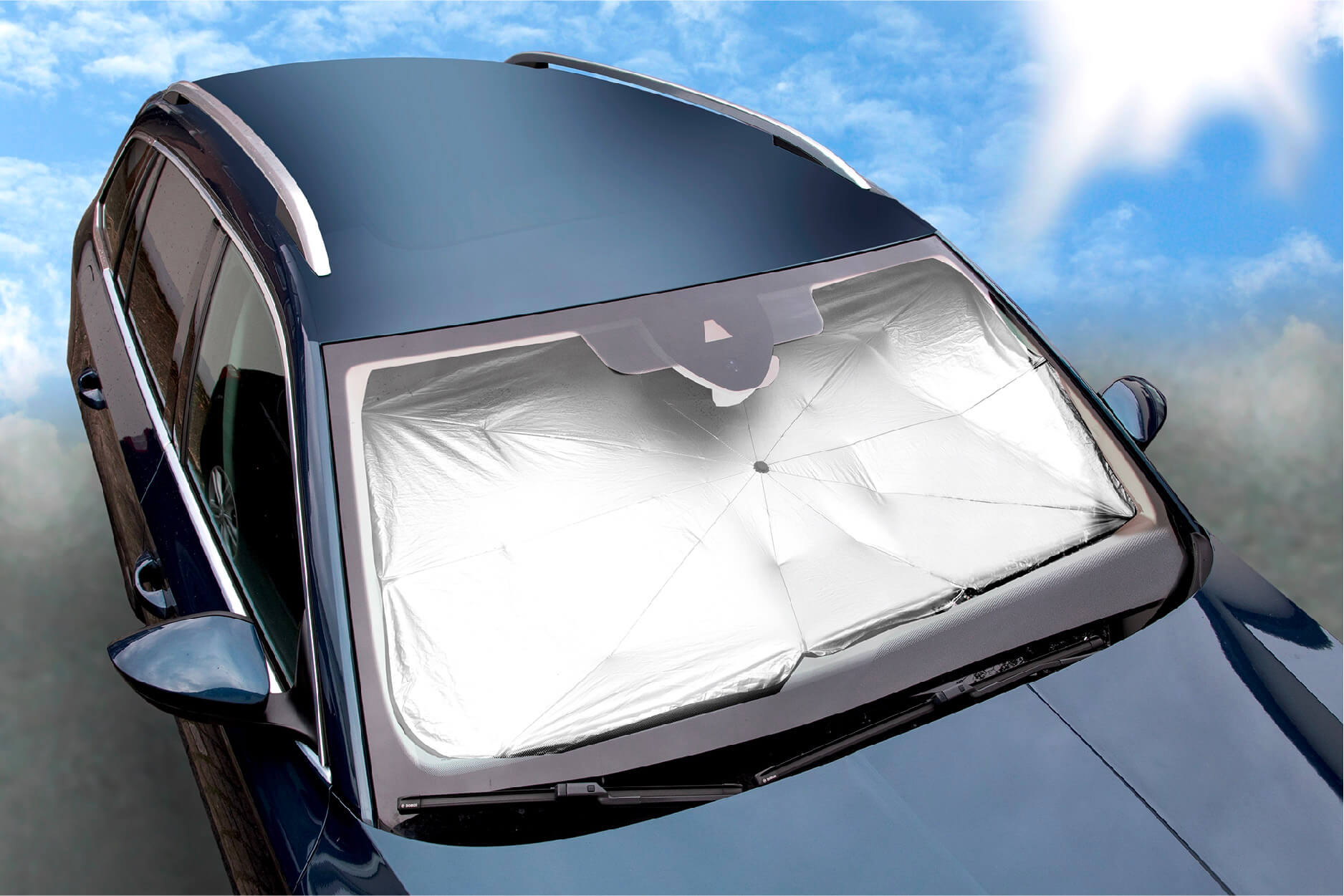 Cool-Top Auto Sonnenschirm für Frontscheibe XL