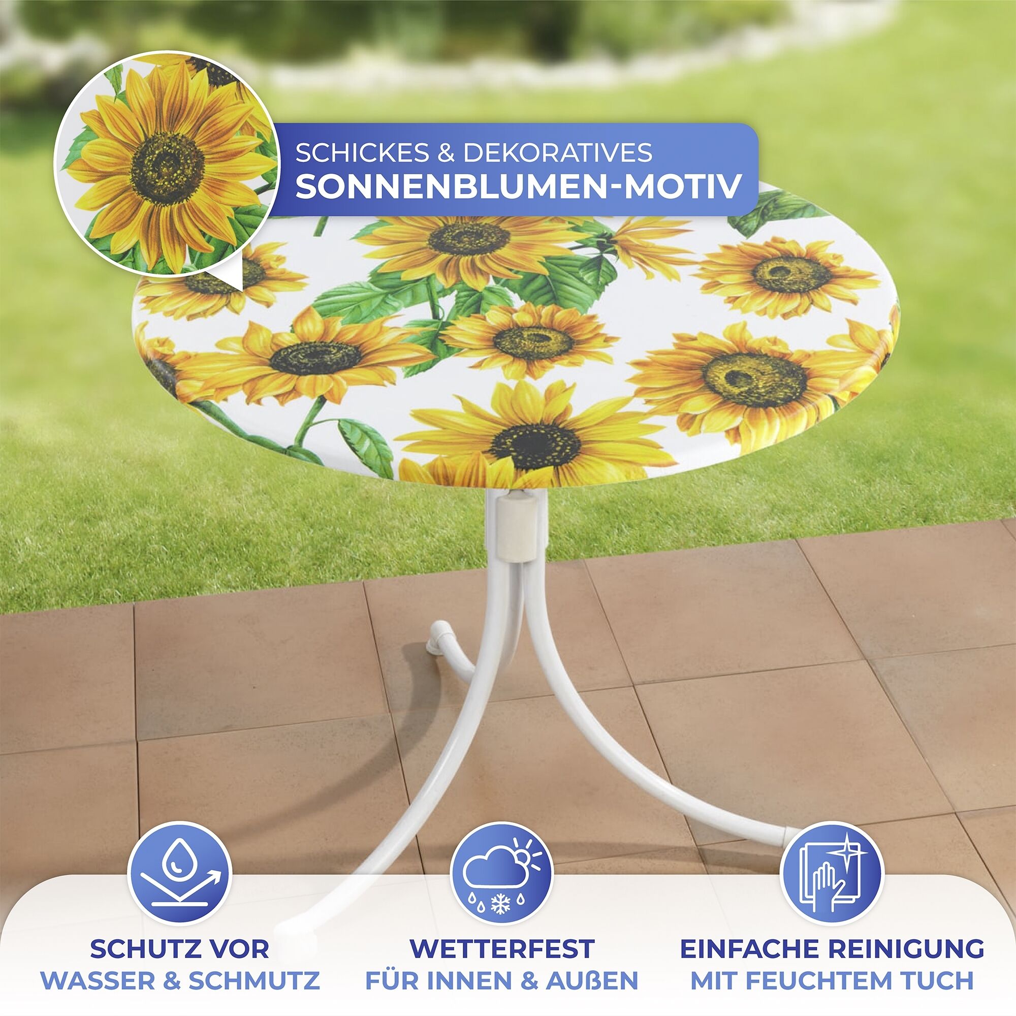 Spann-Tischdecke Sonnenblume XL Spann-Tischdecke Sonnenblume XL