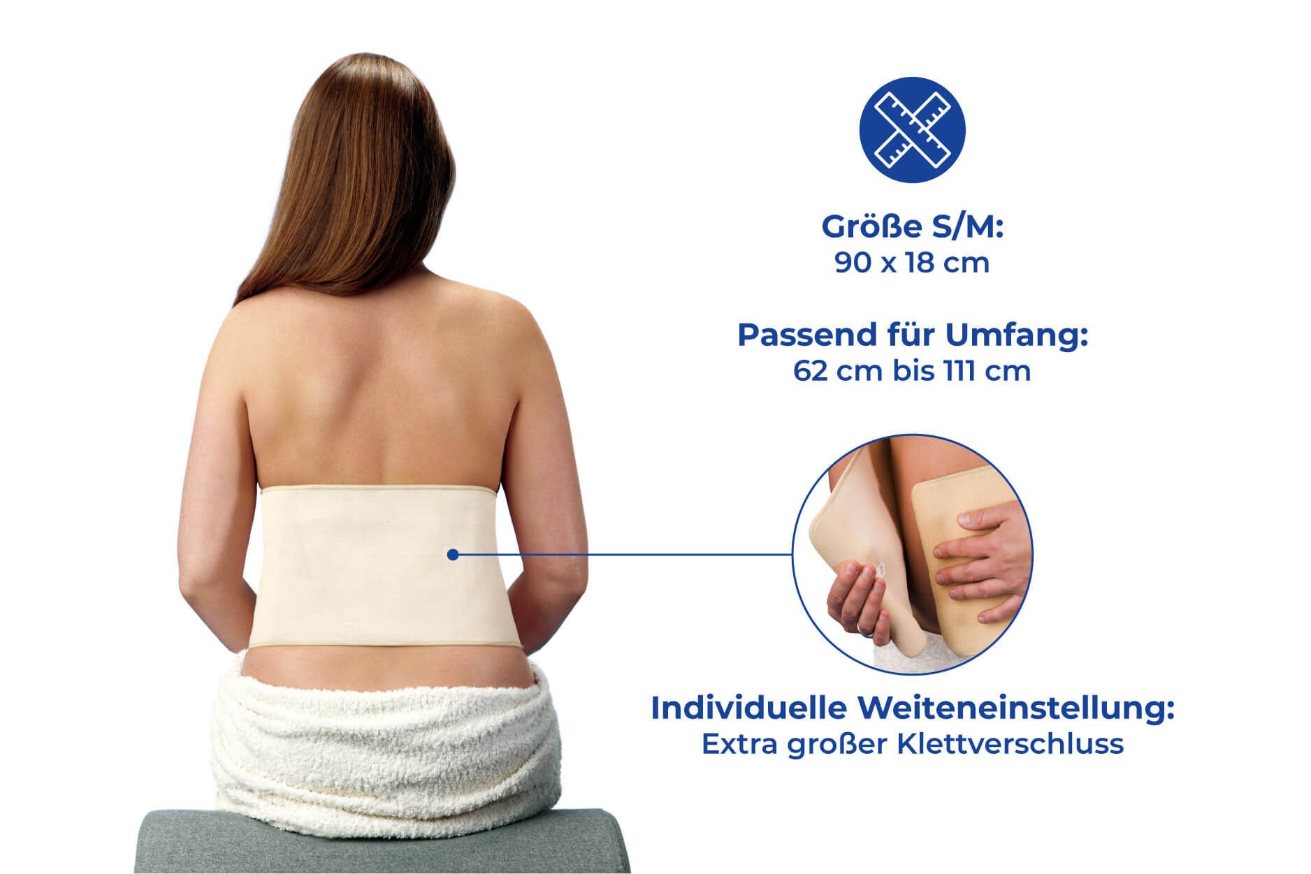 Rheumatend Rückenbandage S/M