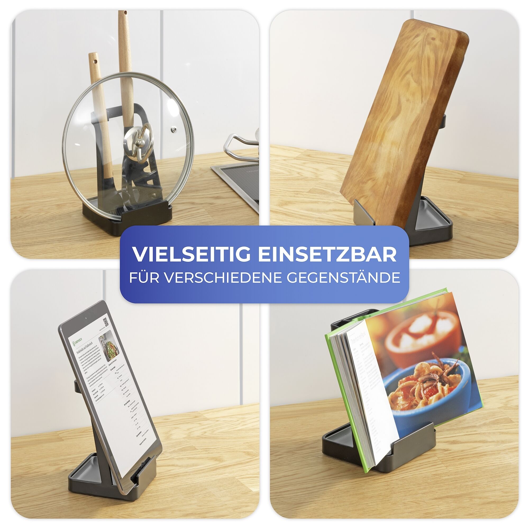 3in1 Kochlöffel & Topfdeckelständer Premium 3in1 Kochlöffel & Topfdeckelständer Premium