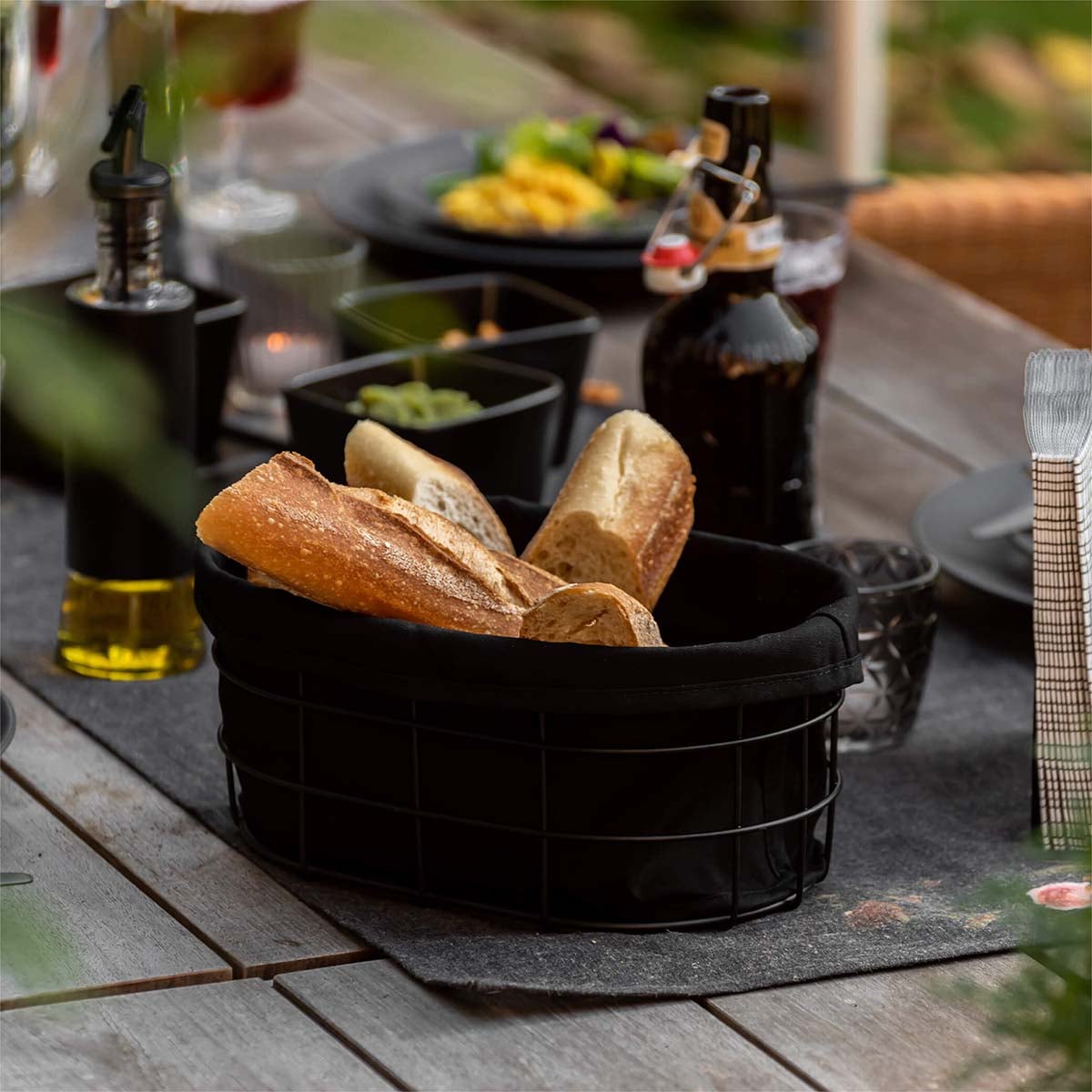 Brotkorb, Schwarz Brotkorb, Schwarz