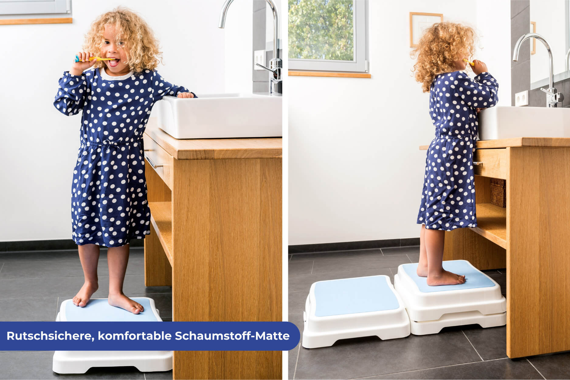 Stufe für Badewanne, 3er Set Stufe für Badewanne, 3er Set