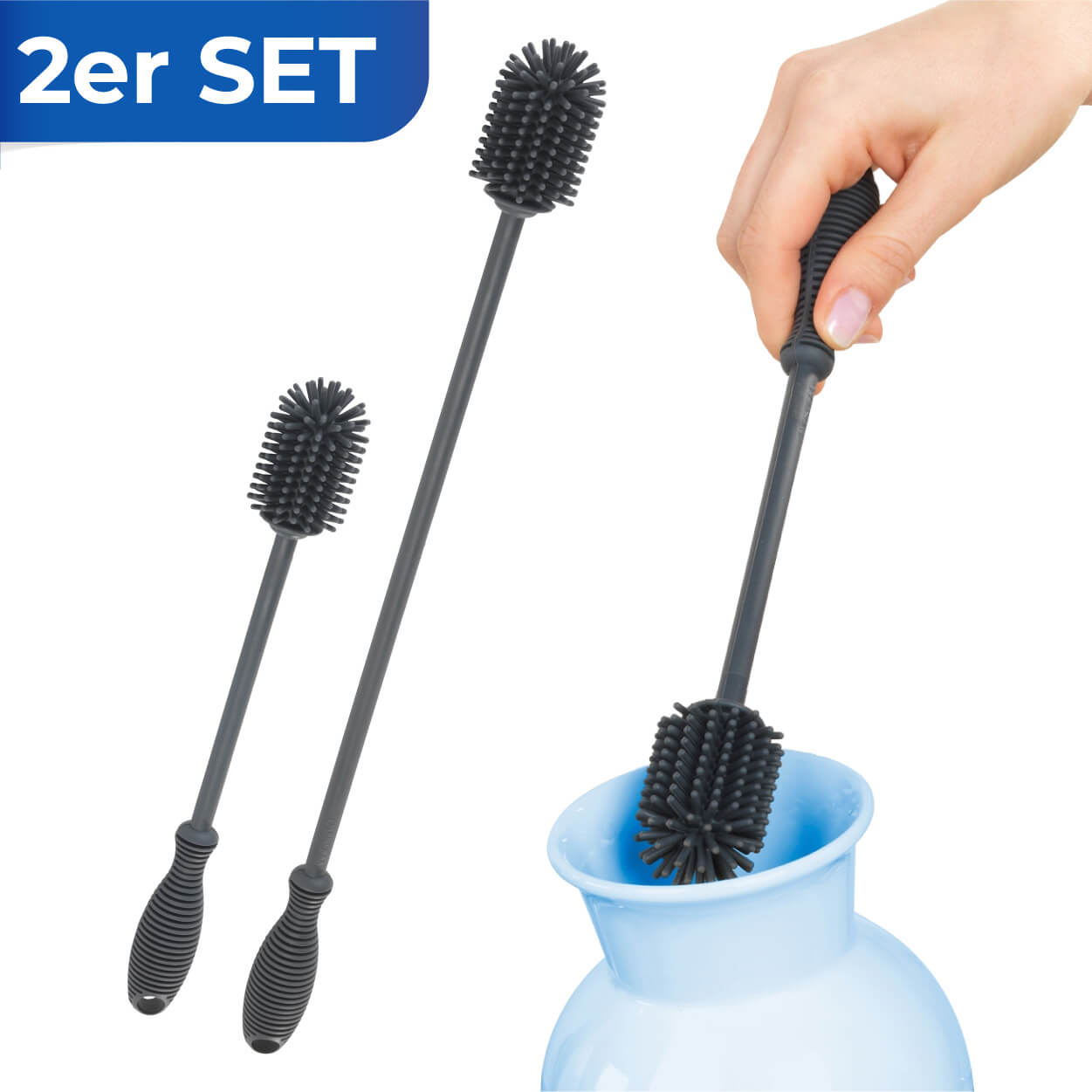 Silikon Spülbürsten Set 2-teilig Silikon Spülbürsten Set 2-teilig