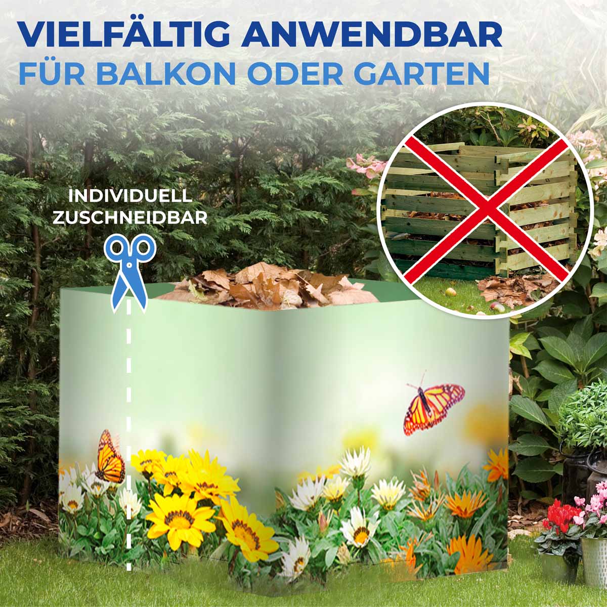 Balkon-Sichtschutz Schmetterling Balkon-Sichtschutz Schmetterling