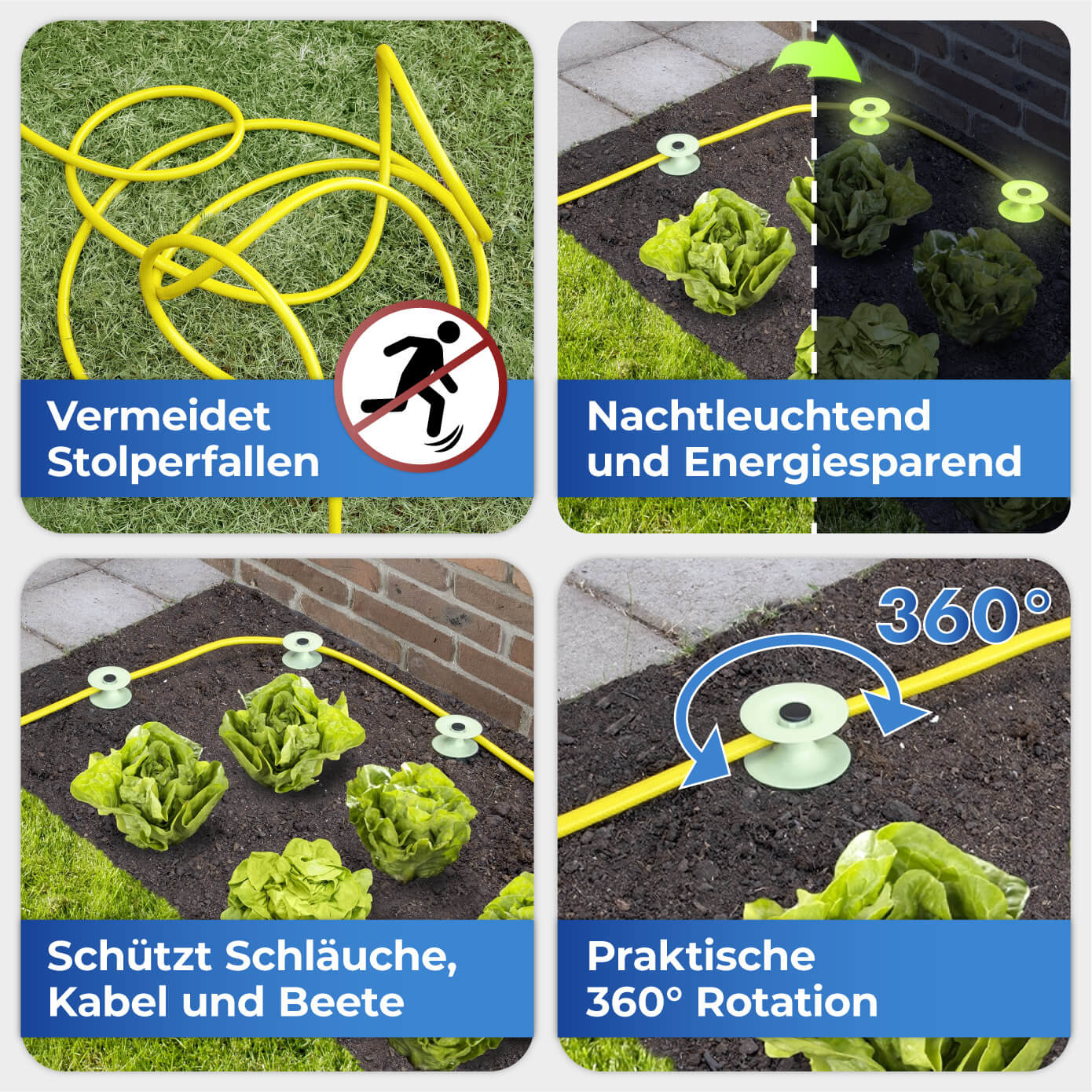 Schlauchführung 2er nachtleuchtend Schlauchführung 2er nachtleuchtend